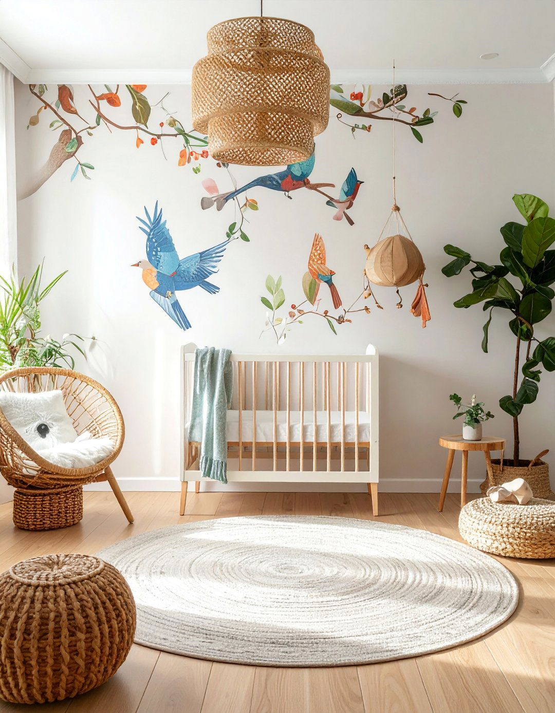 Bird and Aviary Themed Nursery - 20 Nature Themed Nursery Ideas for a Serene Space