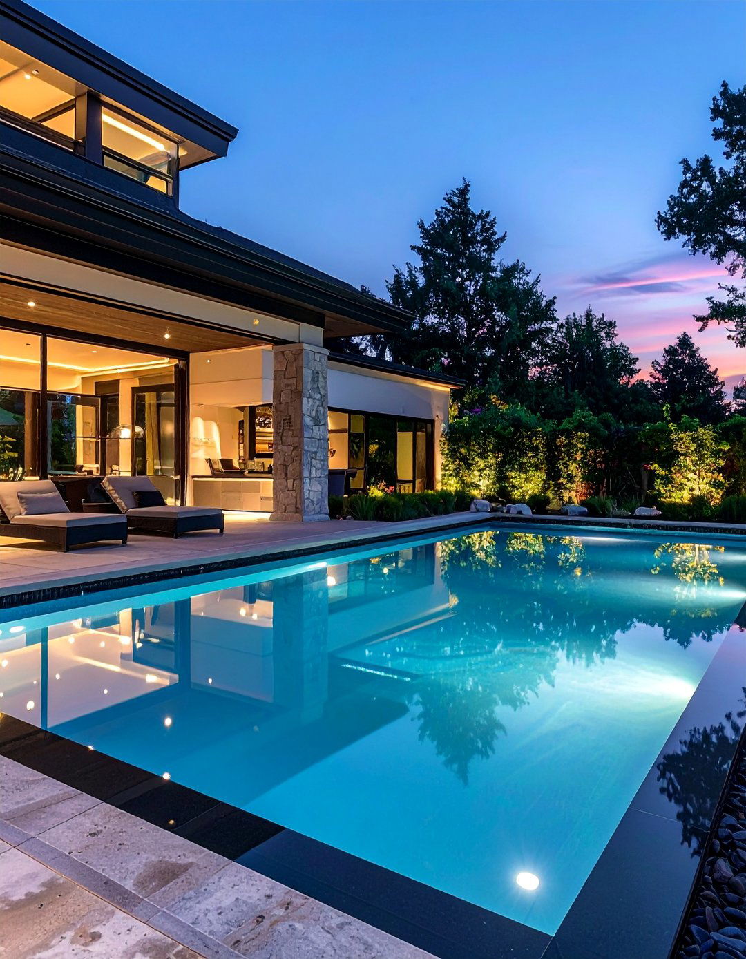 Black Bottom Swimming Pool Design - 30 Luxury Swimming Pool Design Ideas for Your Backyard