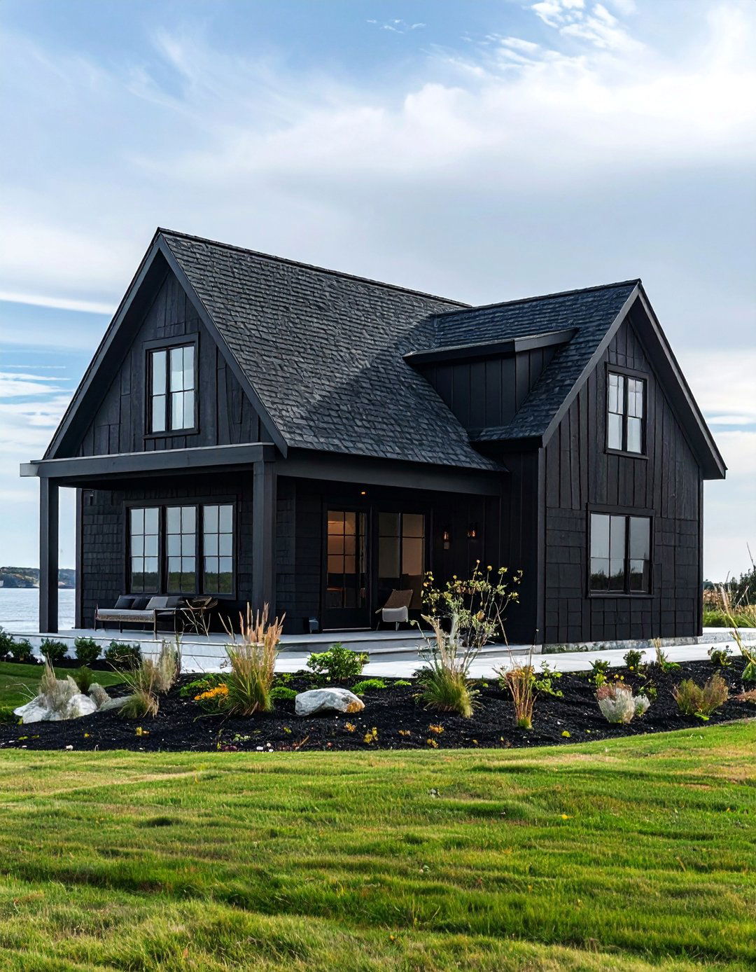 Black Horizontal Lap Siding - 40 Black Modern Farmhouse Exterior Design Ideas for a Sleek Look