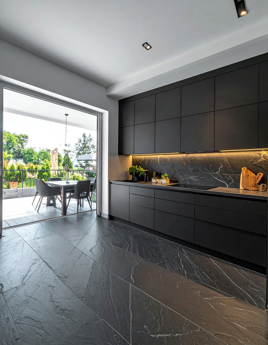 Black Marble Vanity Statement Piece - 20 Black Marble Bathrooms for a Luxurious Look