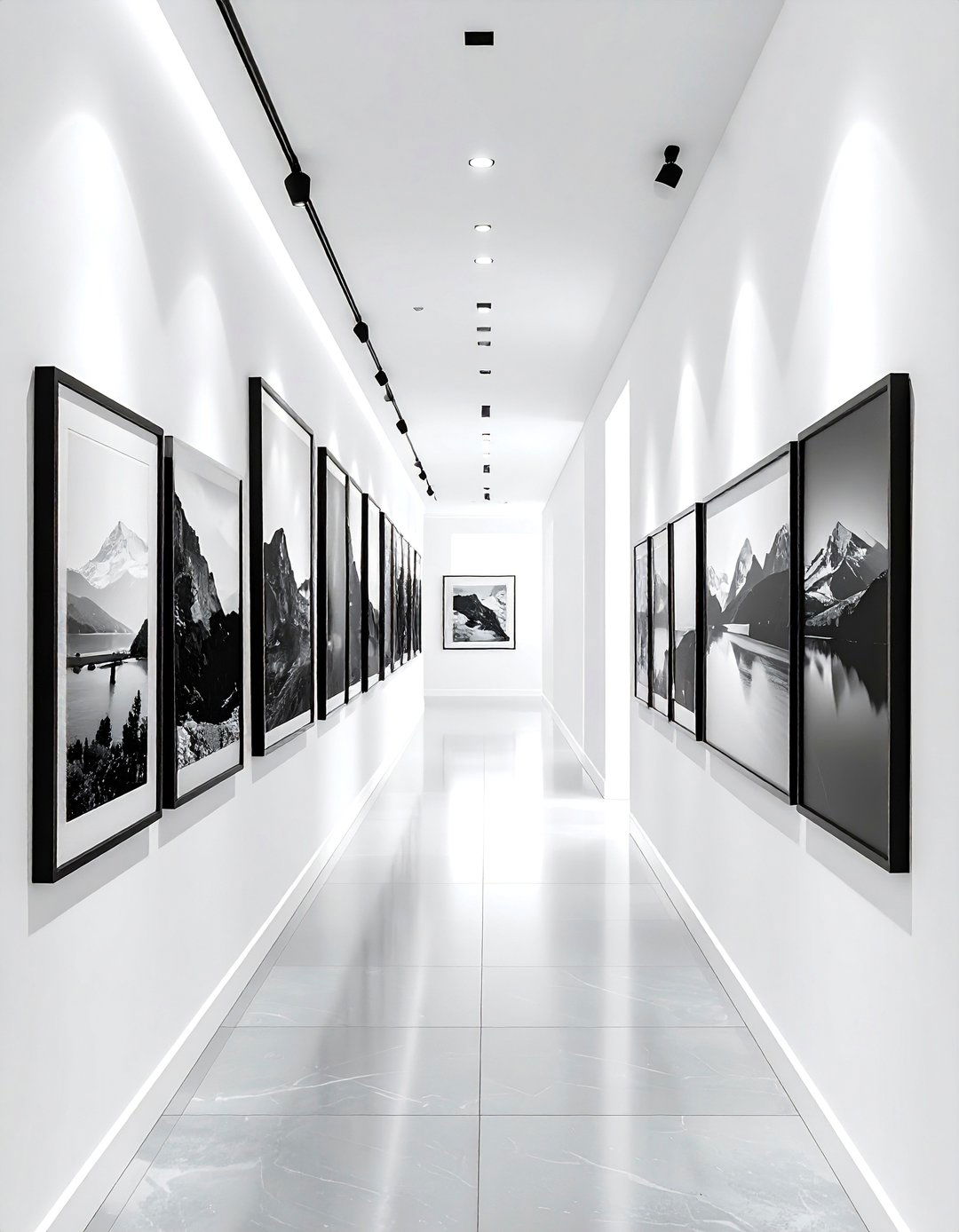 Black and White Photography Gallery Wall - 40 Gallery Wall Ideas to Showcase Your Style