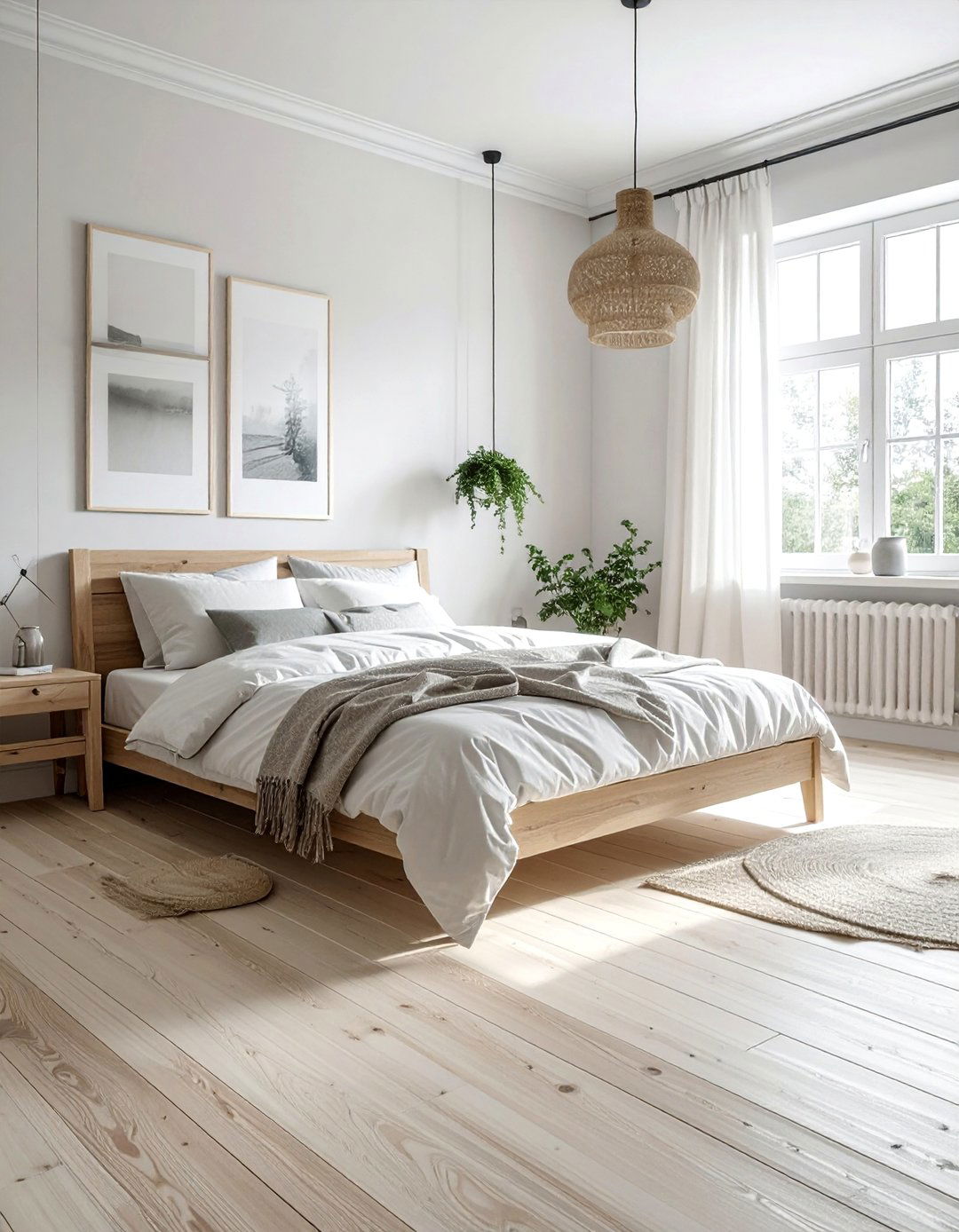 Bleached and Lightened Wood Flooring - 40 Farmhouse Flooring Ideas to Enhance Your Home's Charm