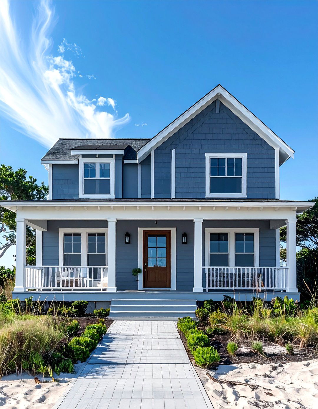 Blue Gray Exterior Paint - 40 Gray Exterior House Paint Ideas for Modern Homes