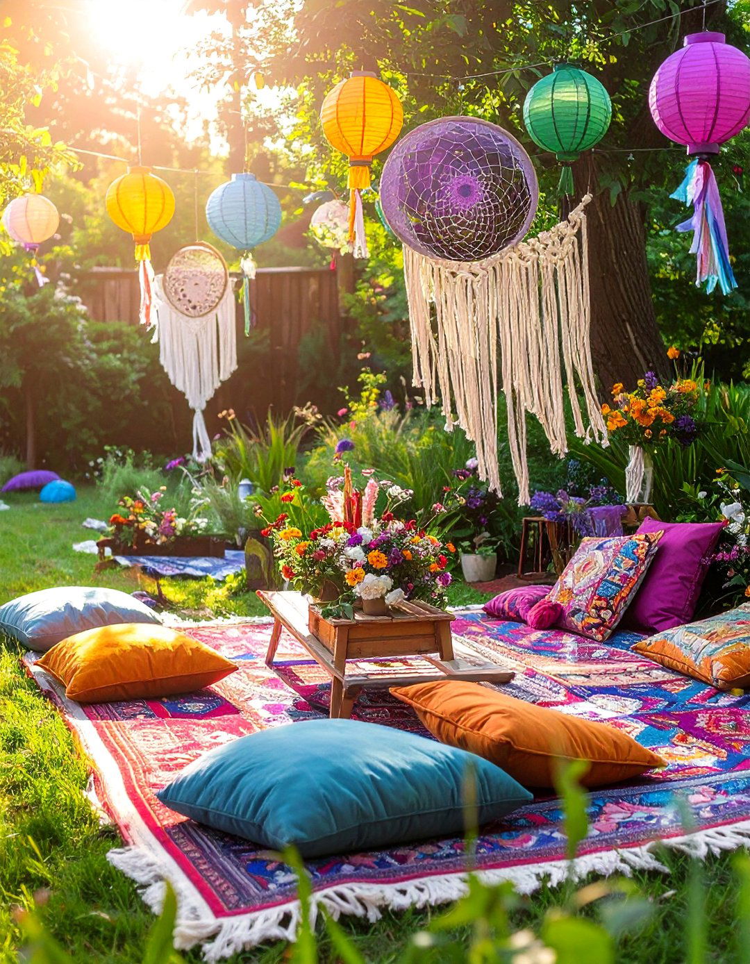 Bohemian Festival Garden Party - 30 Garden Party Ideas for a Memorable Outdoor Event