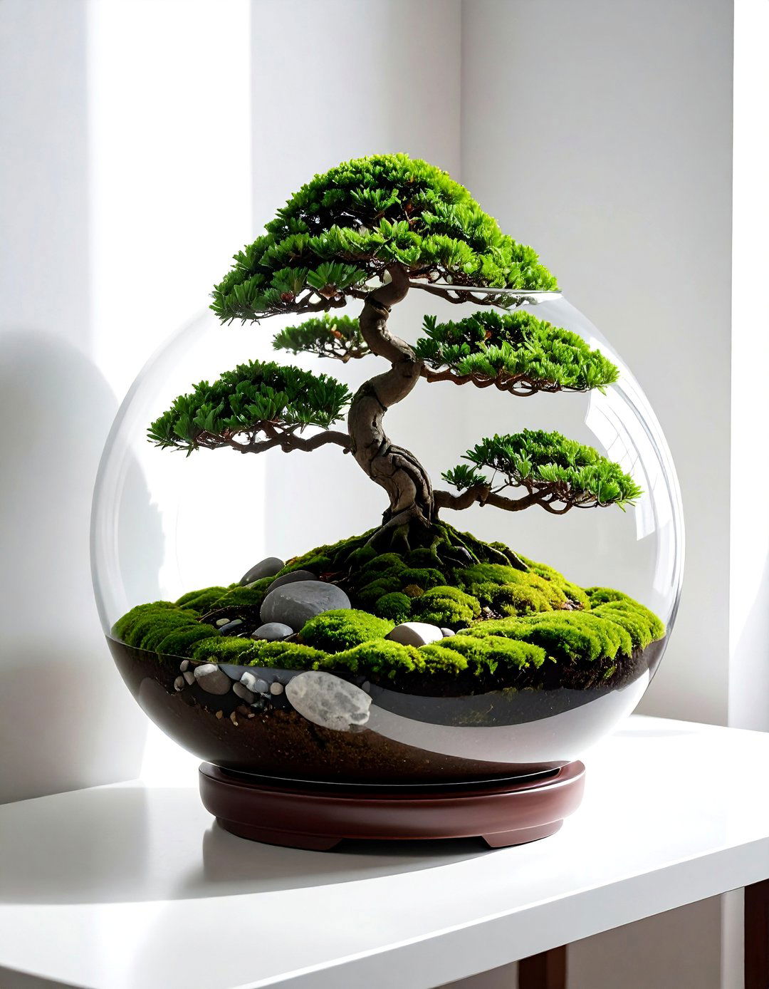 Bonsai Tree Terrarium - 40 Terrarium Ideas to Bring Nature Indoors