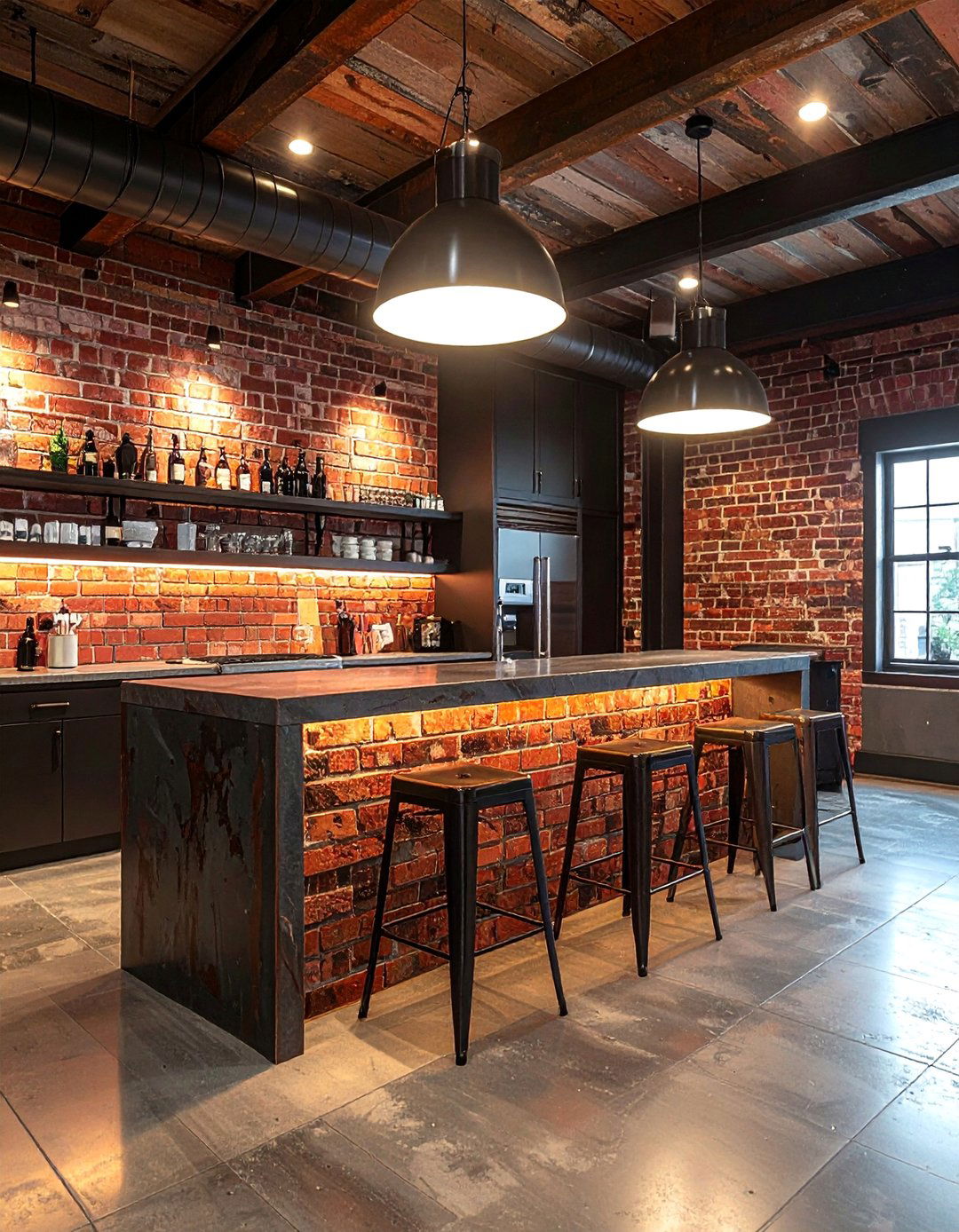 Brick Veneer Basement Accent Wall - 15 Basement Accent Wall Ideas to Transform Your Space