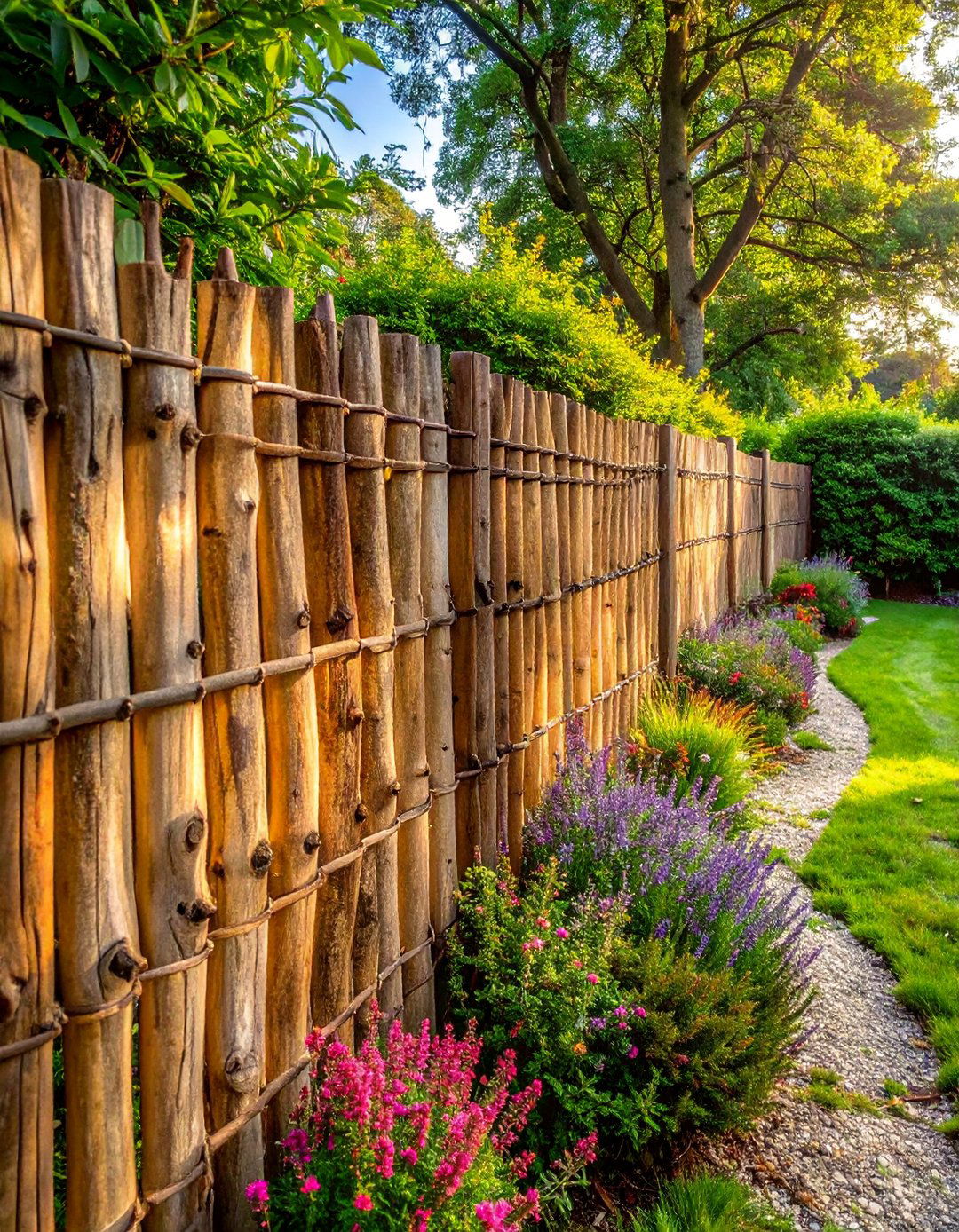 Brushwood Screen Fence - 25 Decorative Fence Ideas to Enhance Your Outdoor Space