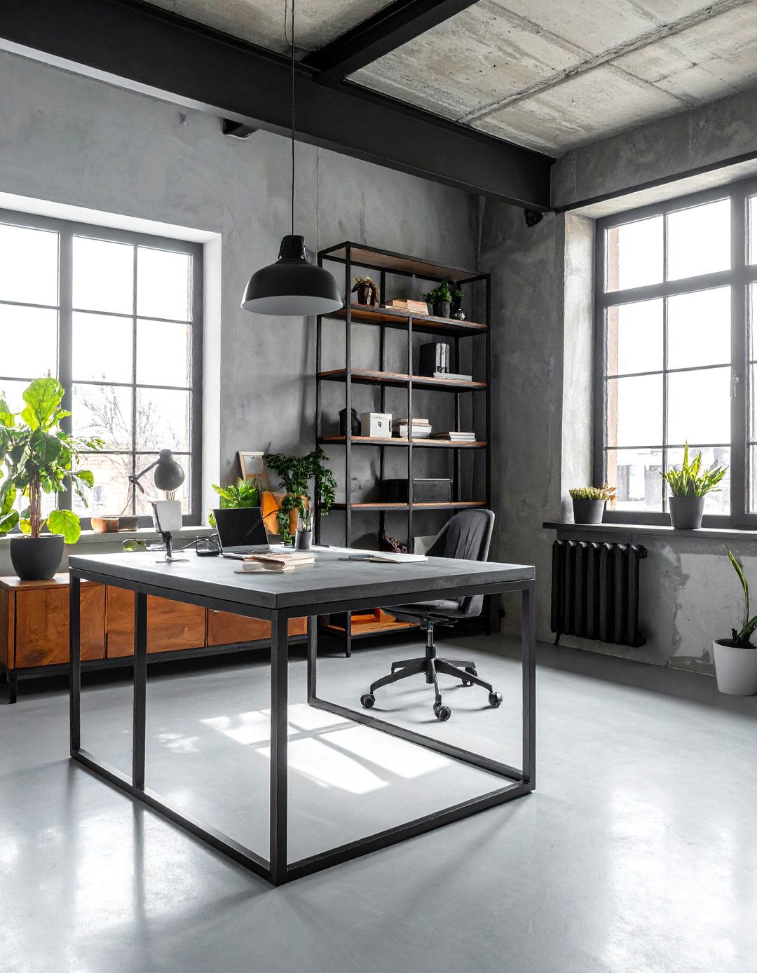 Brutalist Office Workspace - 20 Brutalism Interior Design Ideas for Bold Spaces