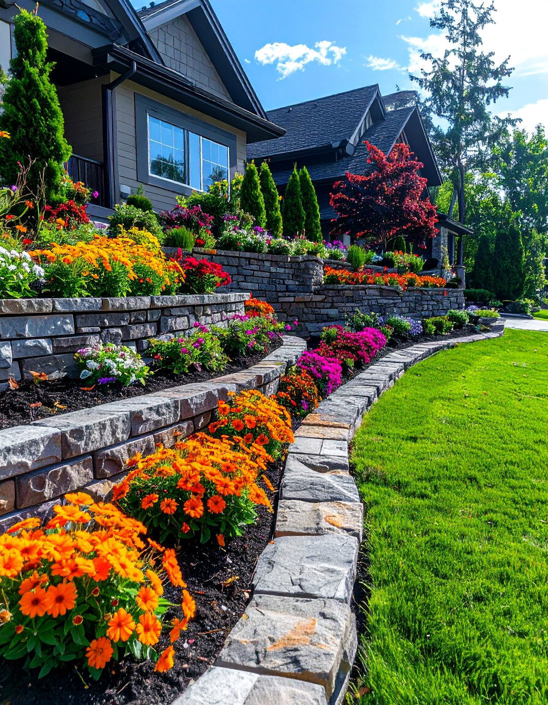 Build a Retaining Wall for Landscaping Definition - 30 Exterior Home Remodeling and Renovation Ideas