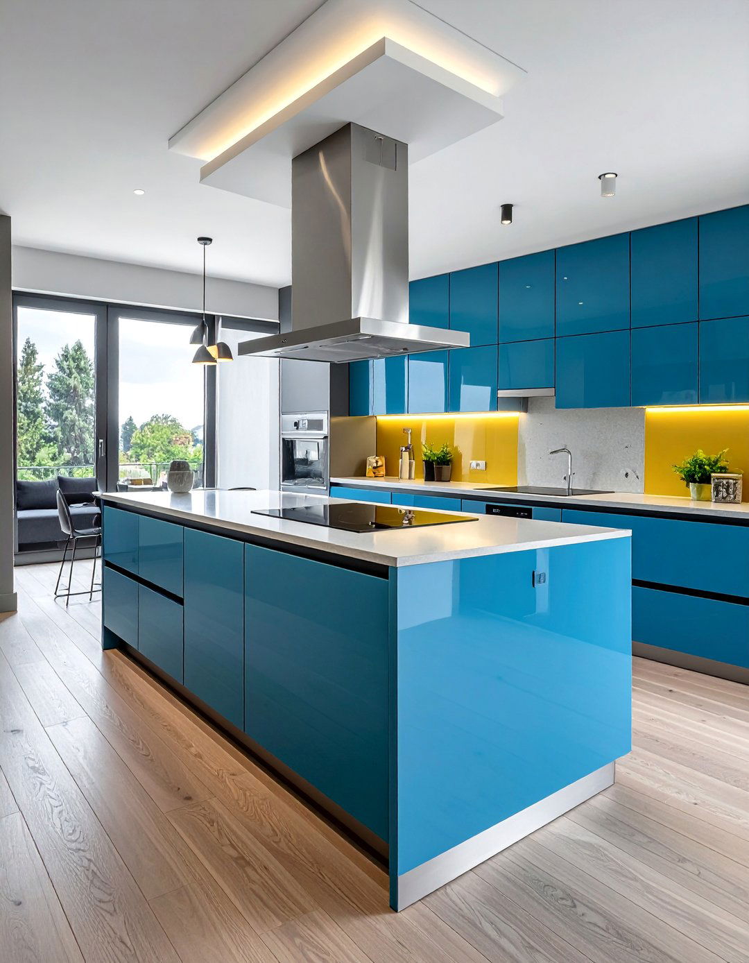 Built In Appliance Integration Hub - 40 Kitchen Island Ideas for Spacious Kitchens