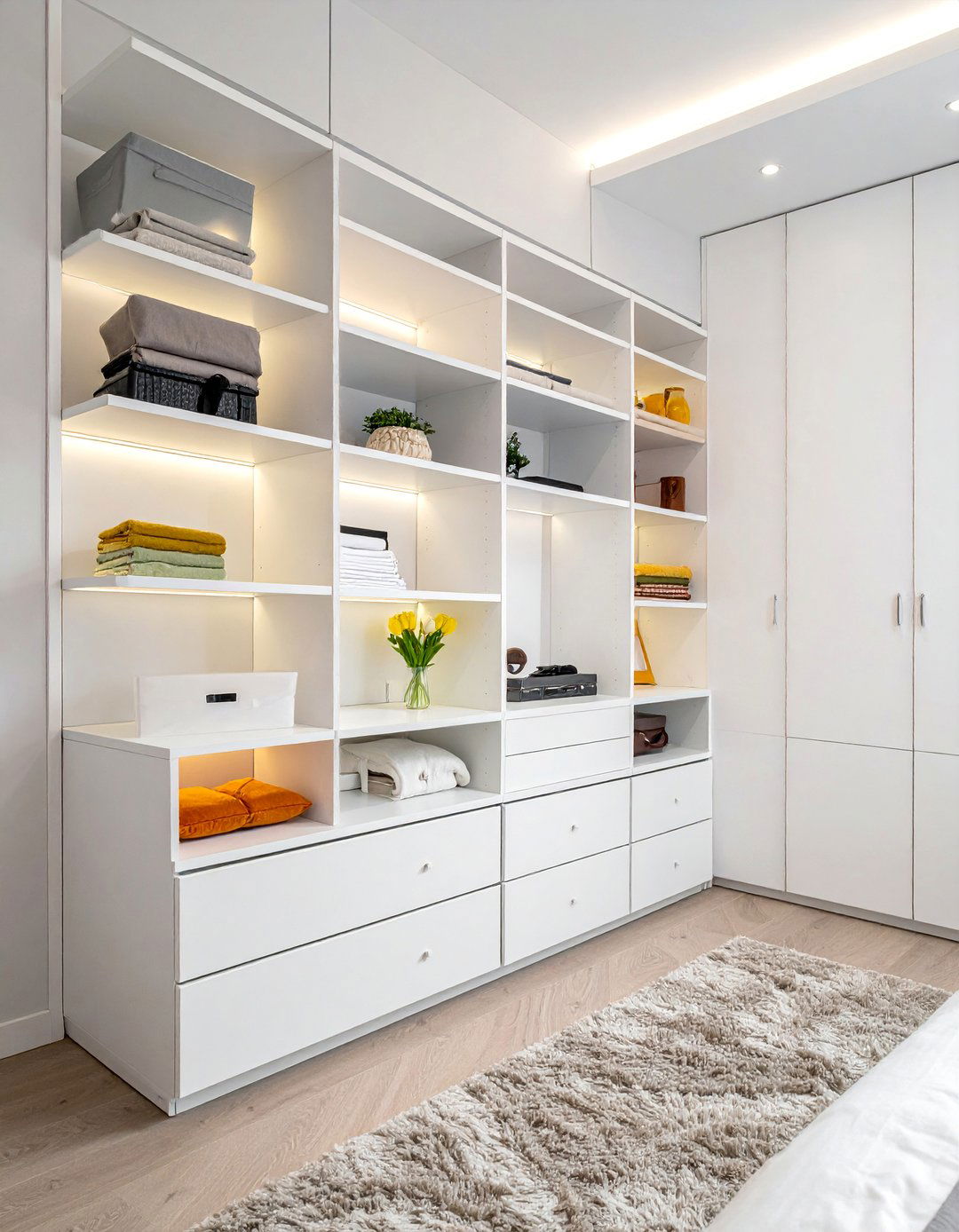 Built In Storage Features - 25 Small Guest Bedroom Ideas for Cozy Comfort