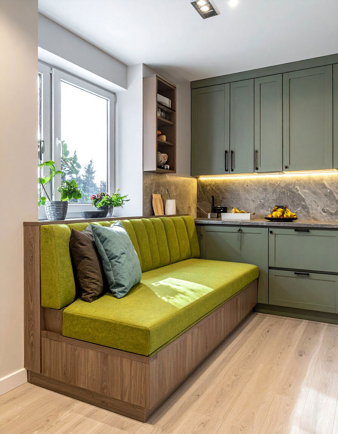 Built in Banquette Kitchen Integration - 40 Banquette Seating Ideas for Stylish Dining