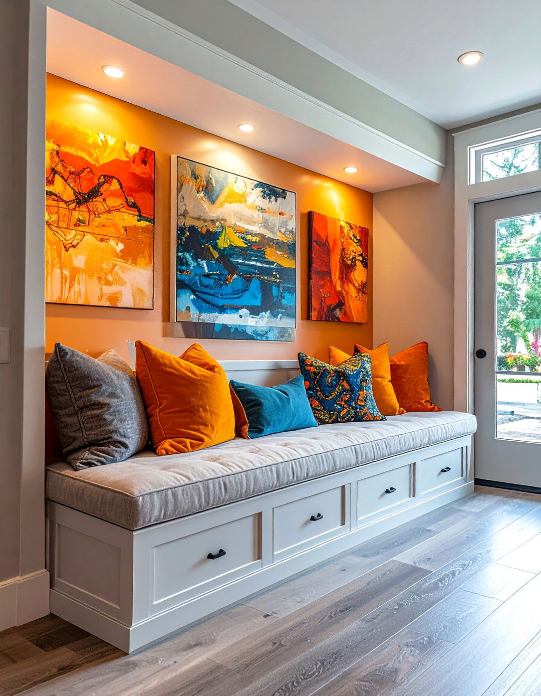 Built in Bench Nook - 50 Foyer Decor Ideas to Make a Grand First Impression