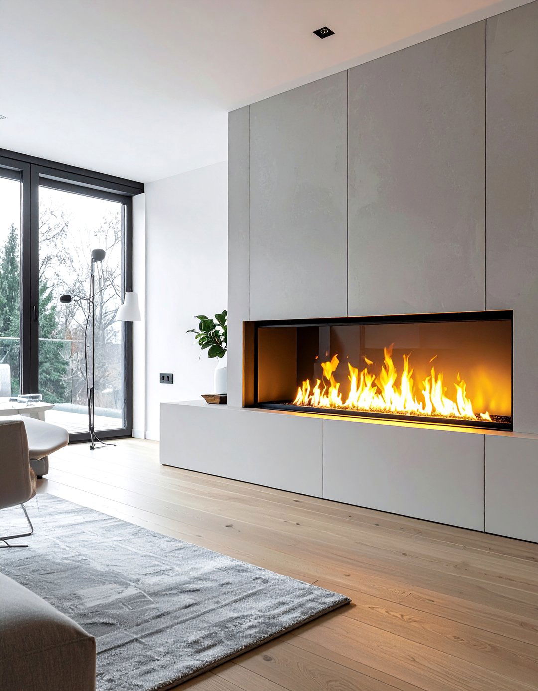 Built in Electric Wall Fireplace Units - 20 Scandinavian Fireplace Ideas for Cozy Warmth