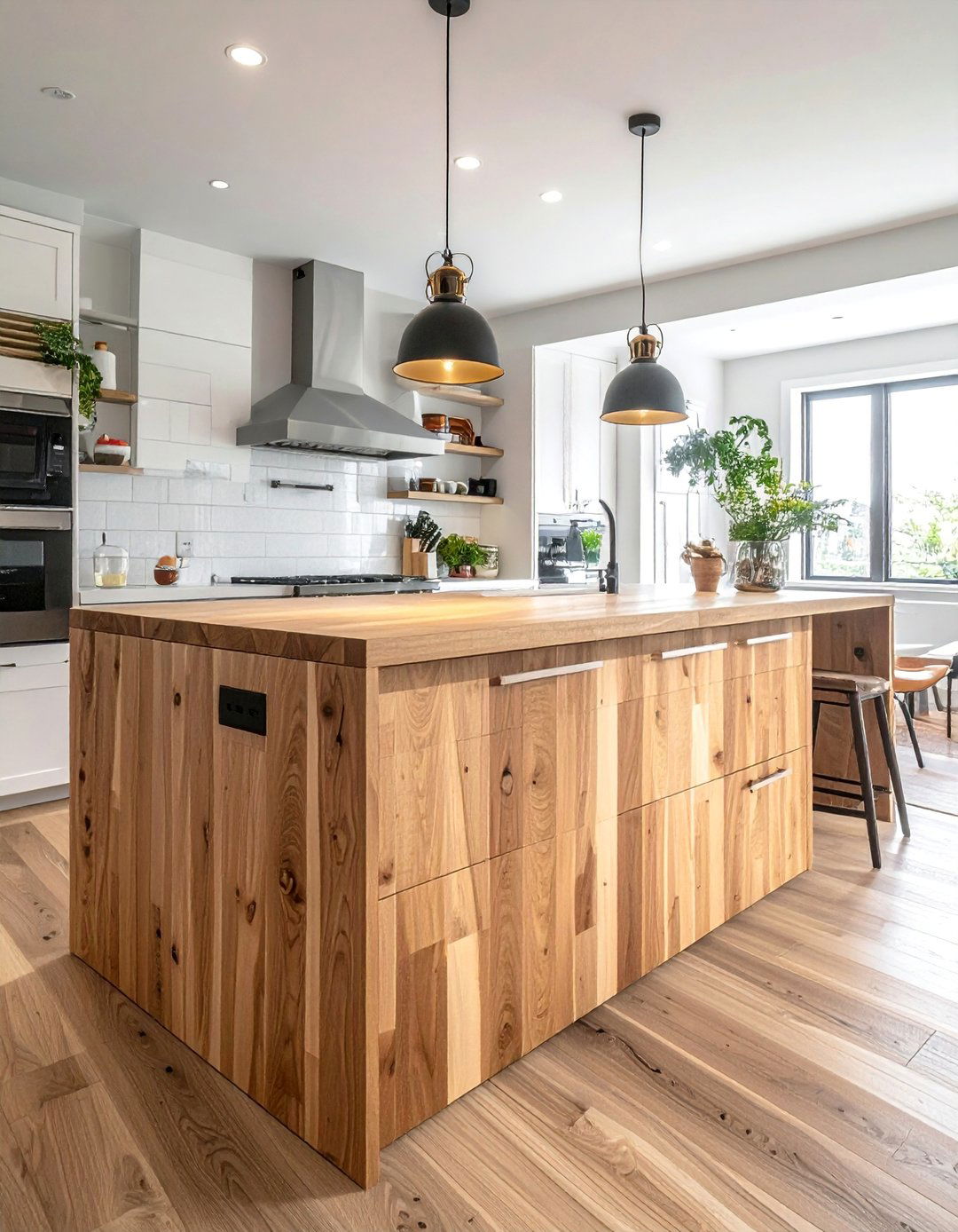 Butcher Block Prep Station Focus - 40 Kitchen Island Ideas for Spacious Kitchens