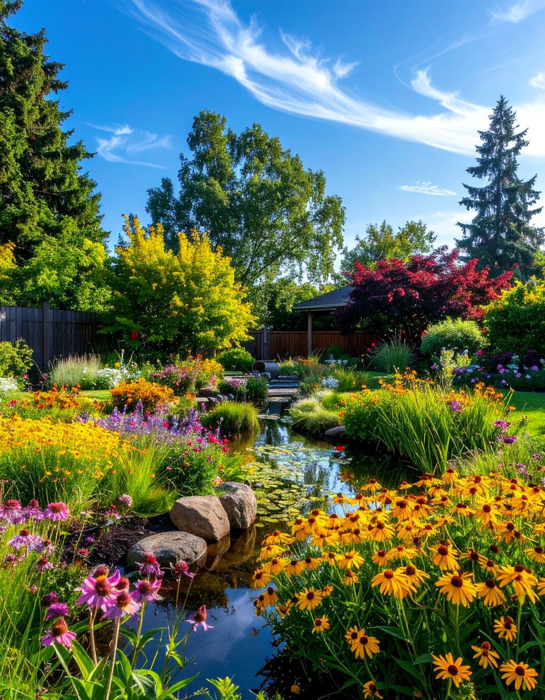 Butterfly Garden Sanctuary - 40 Front Yard Landscaping Ideas to Boost Curb Appeal