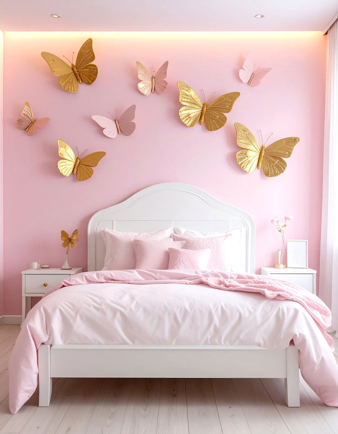Butterfly Wall Decals - 25 Princess Room Ideas for a Dreamy Kids Room
