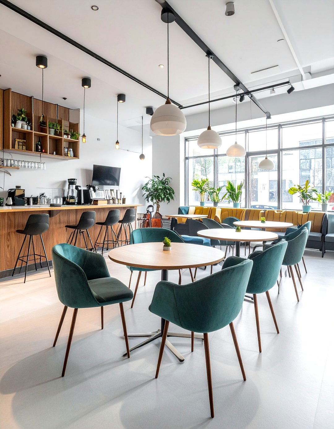 Cafe Style Informal Conference Areas - 25 Conference Room Design Ideas and Inspiration for Work