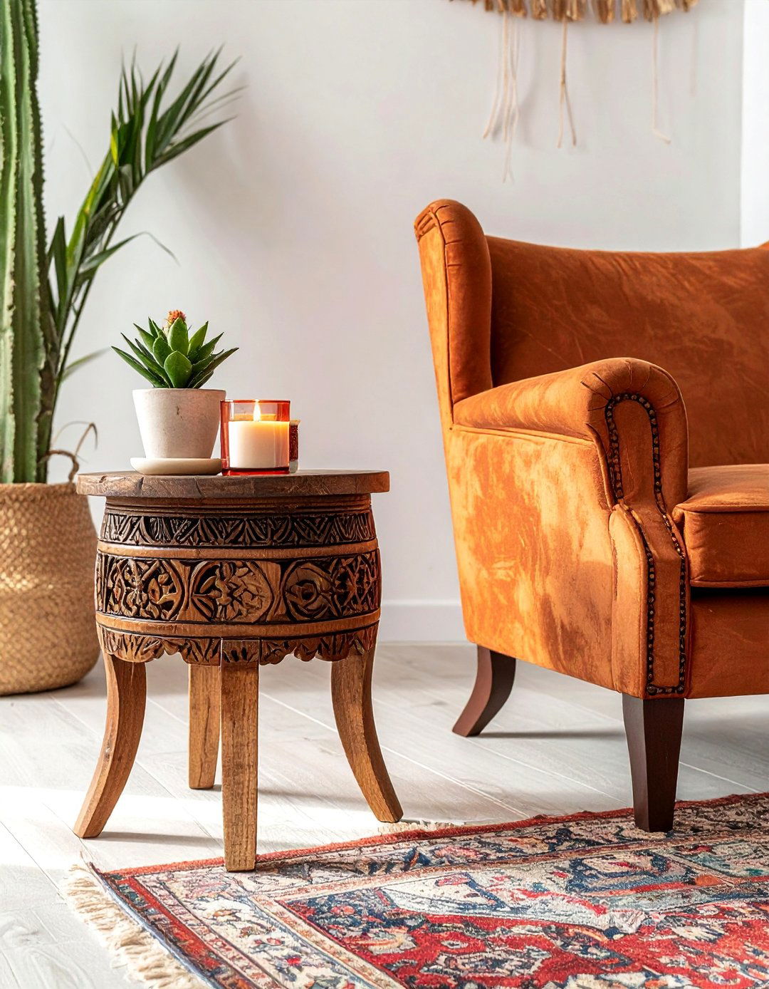 Carved Wood and Rustic Details - 20 Bohemian Desert Decor Ideas for a Warm and Inviting Home