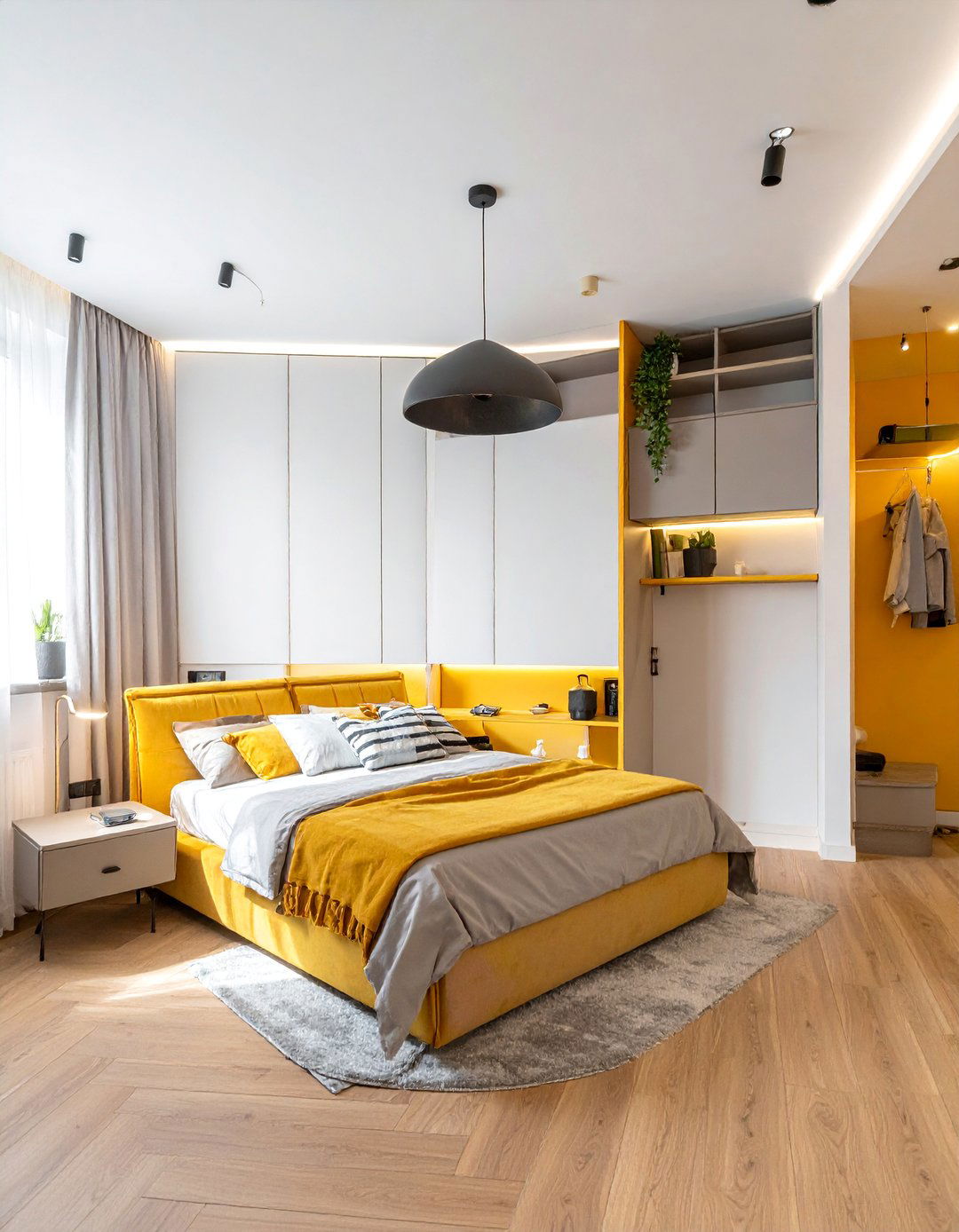 Ceiling Height Utilization - 25 Small Guest Bedroom Ideas for Cozy Comfort