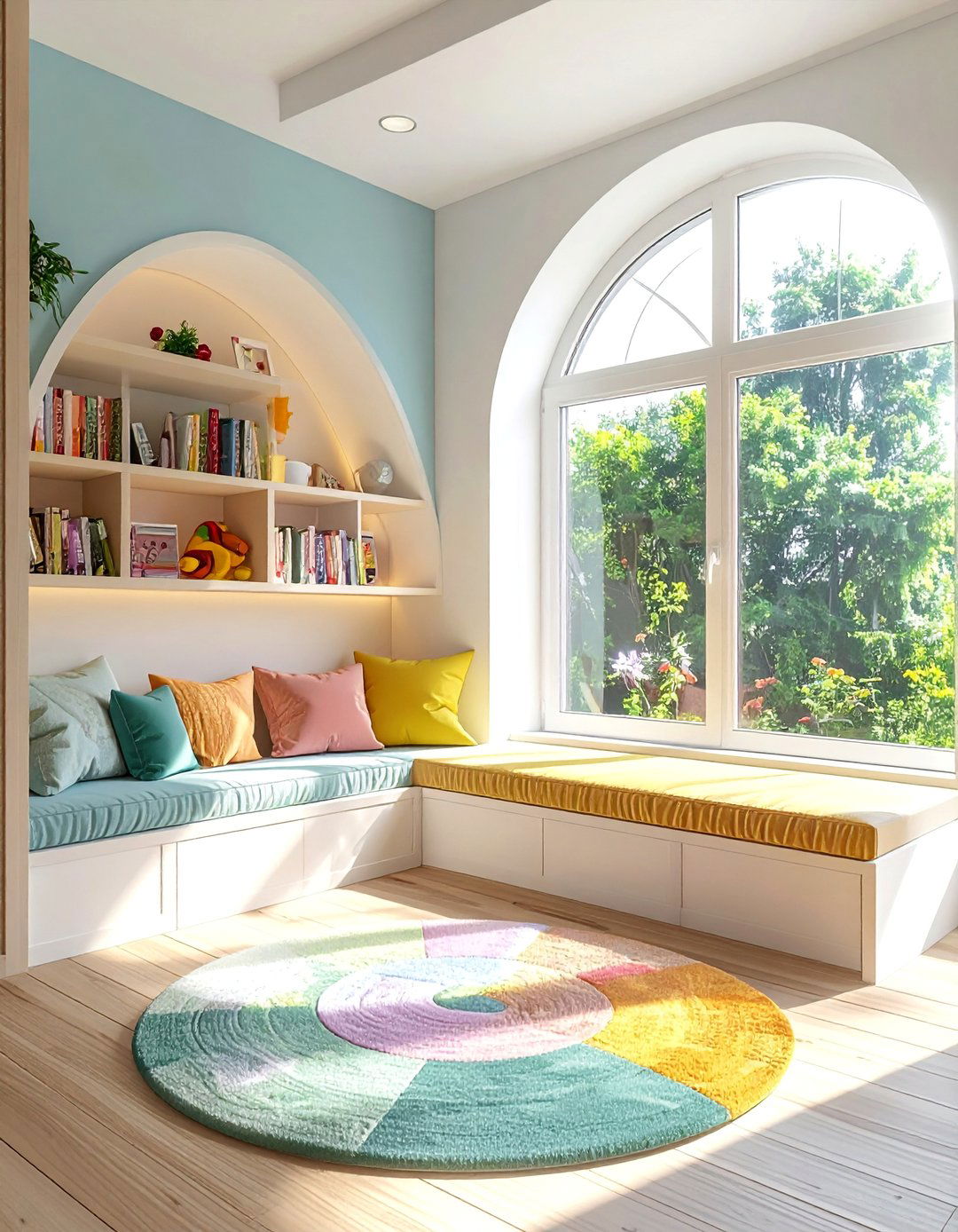 Child Friendly Reading Spot - 40 Window Seat Ideas for a Cozy and Functional Space
