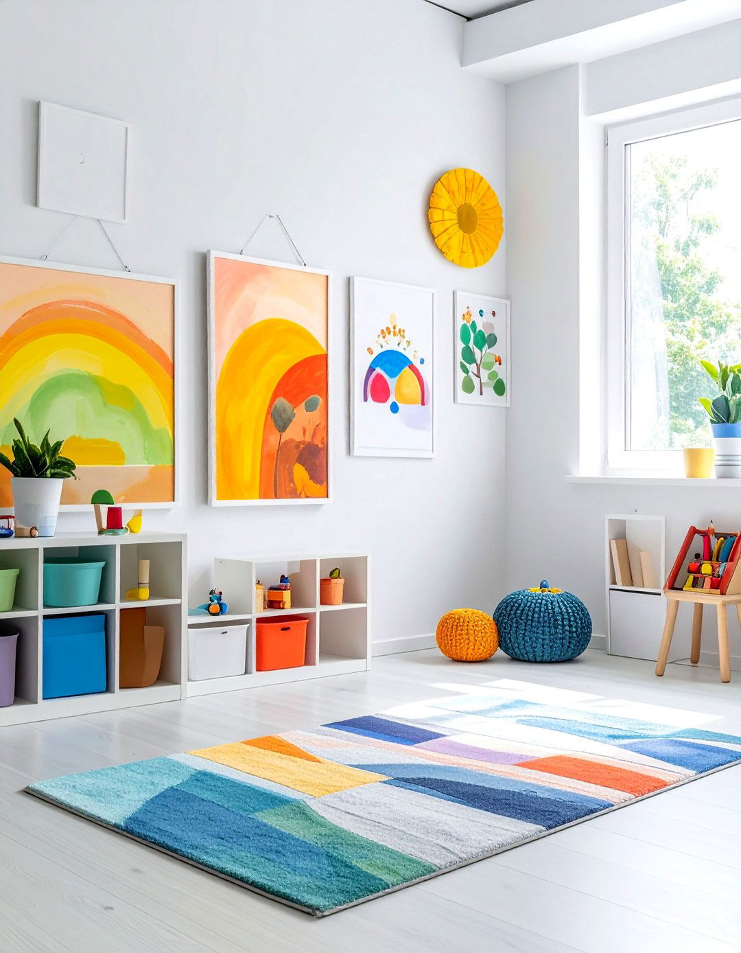 Childrens Art Gallery Wall - 40 Gallery Wall Ideas to Showcase Your Style