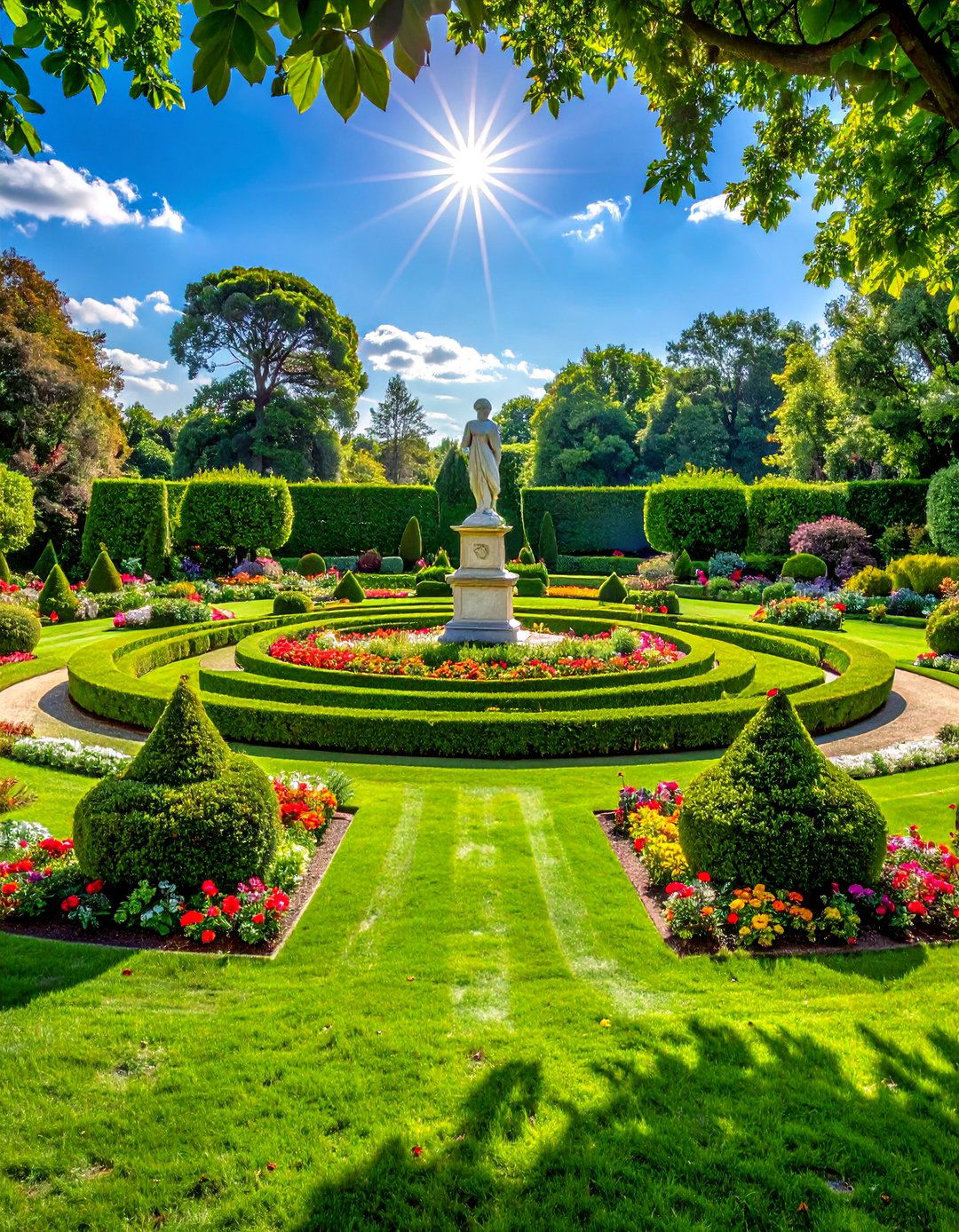 Circular Parterre Garden Design - 25 Parterre Garden Ideas for Elegant Landscaping