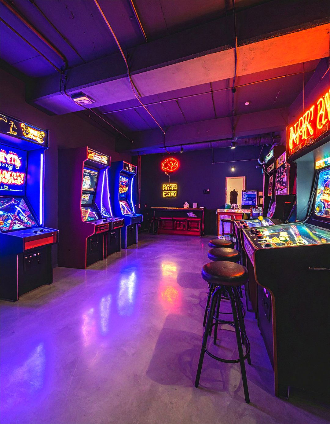 Classic Arcade Basement Setup - 30 Retro Game Room Ideas for a Fun and Nostalgic Space