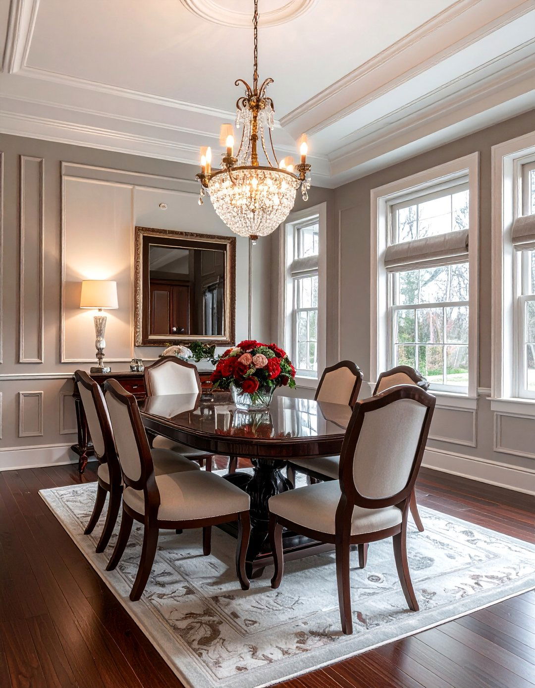 Classic Raised Panel Wainscoting - 25 Dining Room Wall Paneling Ideas to Elevate Your Space