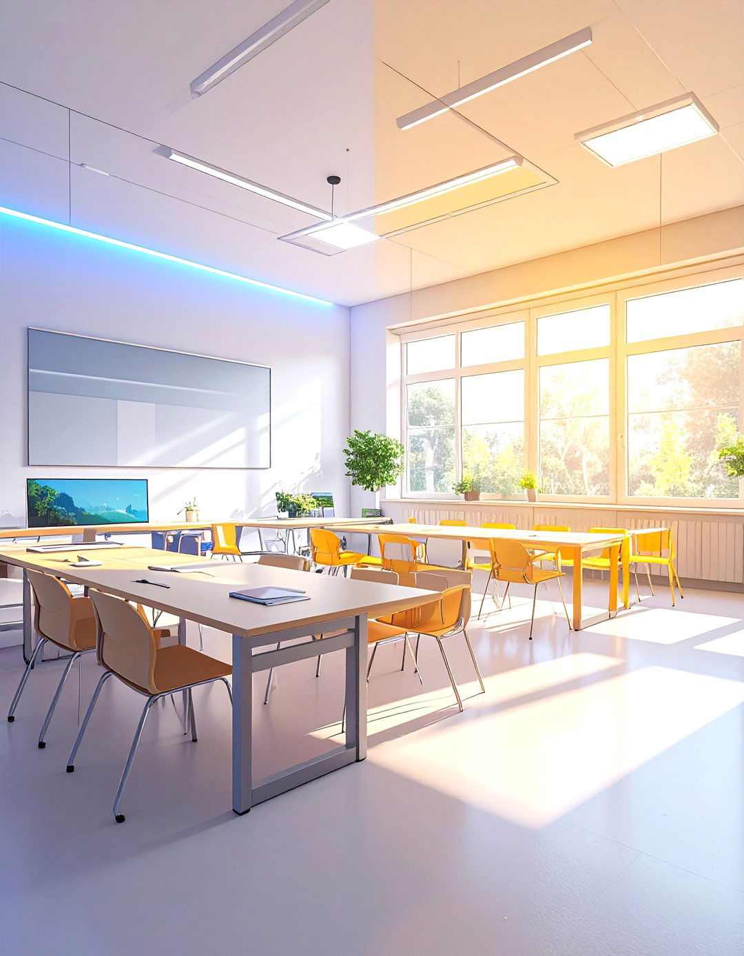 Classroom Lighting with Color Temperature Control - 15 Classroom Lighting Ideas for a Bright and Productive Environment