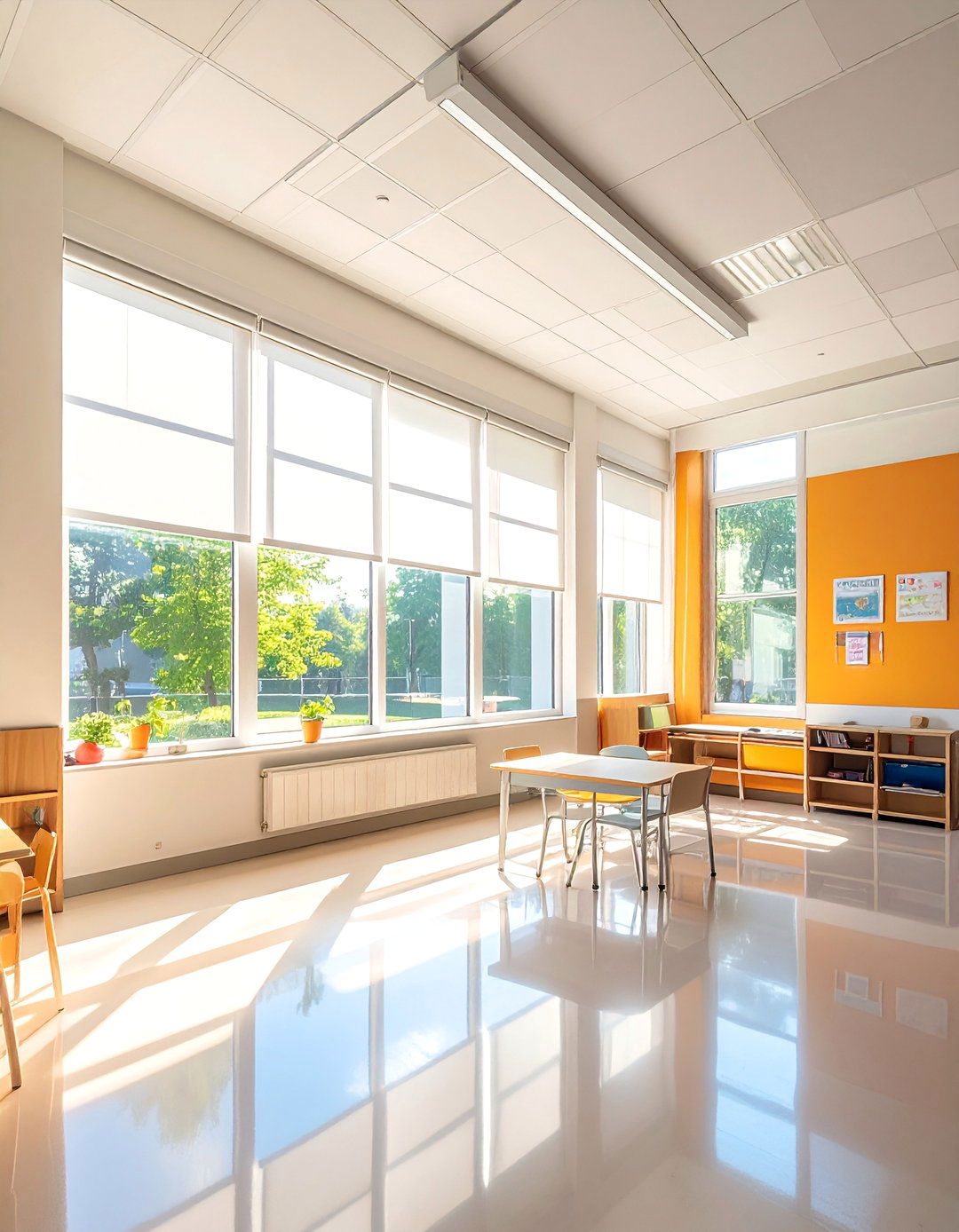 Classroom Lighting with Natural Light Maximization - 15 Classroom Lighting Ideas for a Bright and Productive Environment