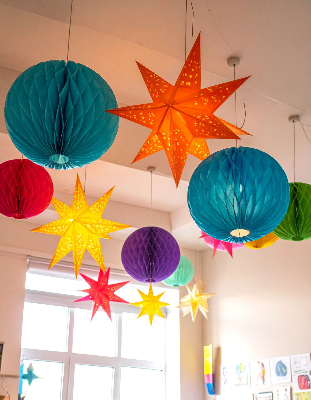 Classroom Lighting with Themed Lanterns - 15 Classroom Lighting Ideas for a Bright and Productive Environment