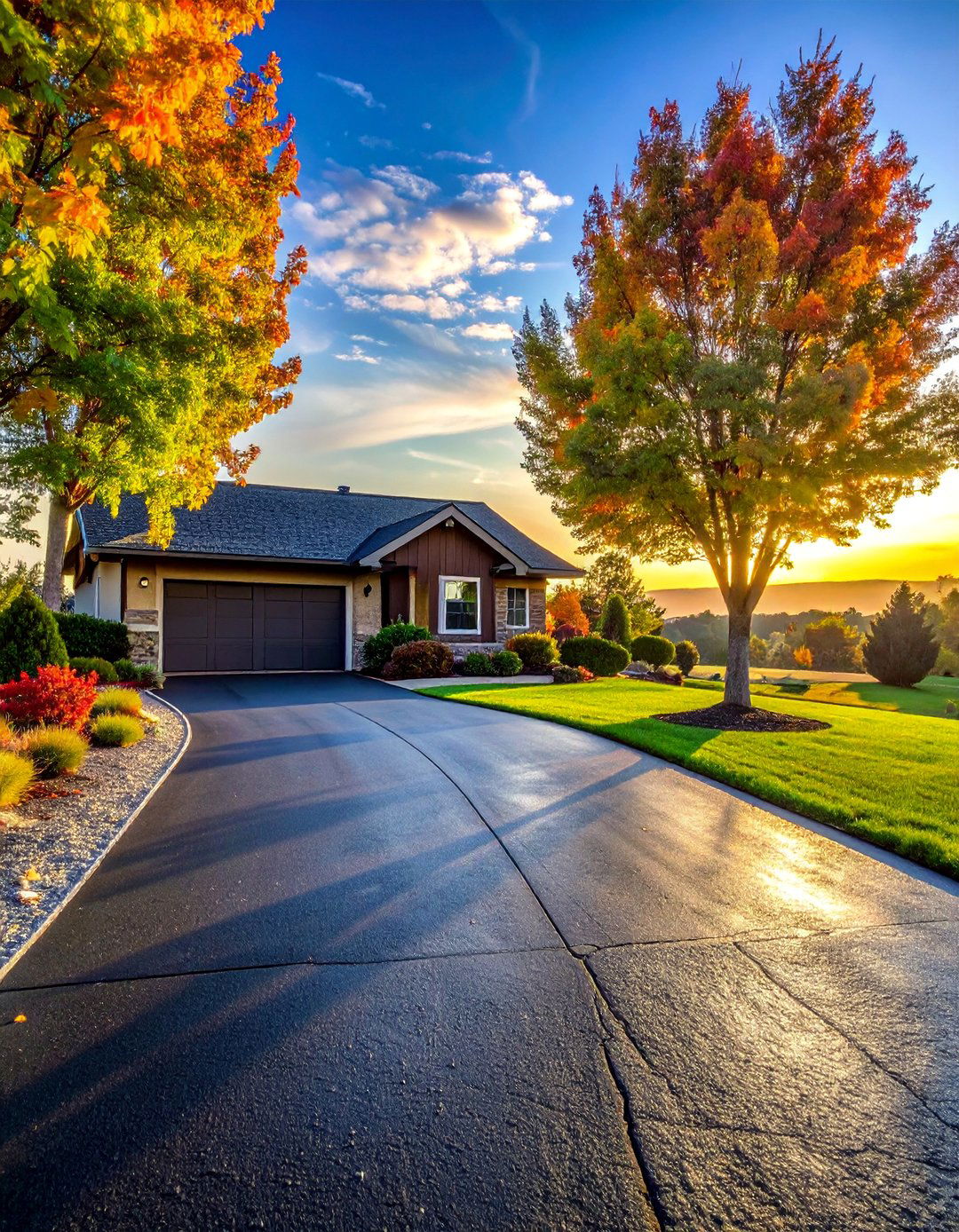 Clean and Reseal Your Ranch Homes Driveway - 40 Curb Appeal Inspiration Ideas for Ranch Homes