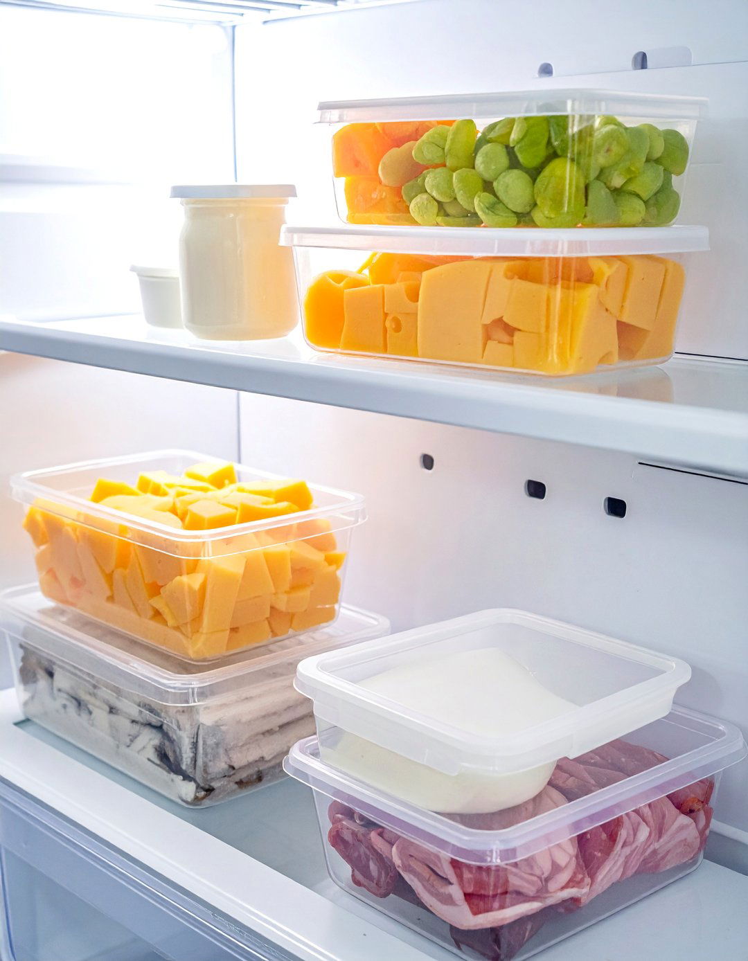 Clear Storage Bin Systems - 20 Refrigerator Organization Ideas for a Tidy Kitchen