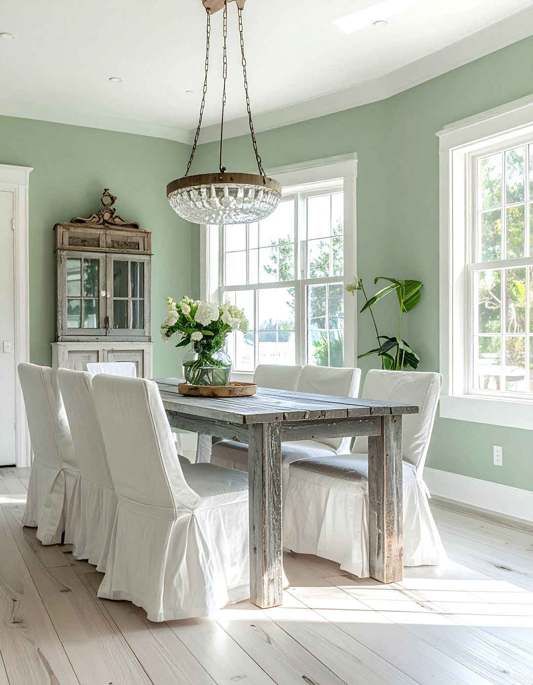 Coastal Inspired Sage Green Decor - 25 Sage Green Dining Room Ideas for a Serene Space