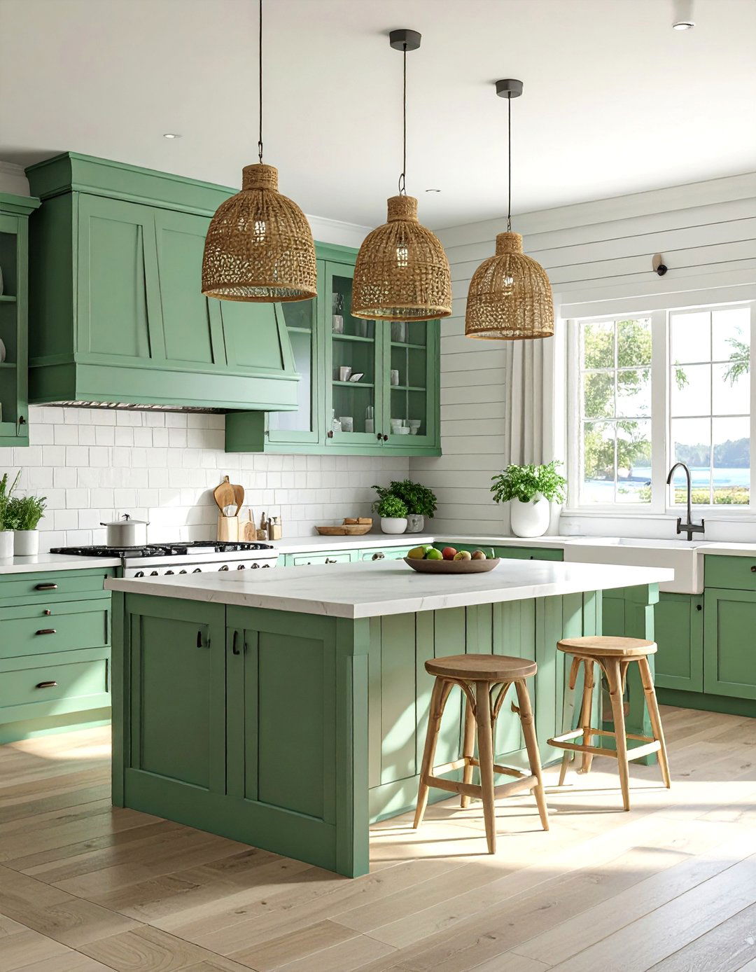 Coastal Inspired Seafoam Green Kitchen Design - 15 Seafoam Green Kitchen Ideas for a Fresh Look