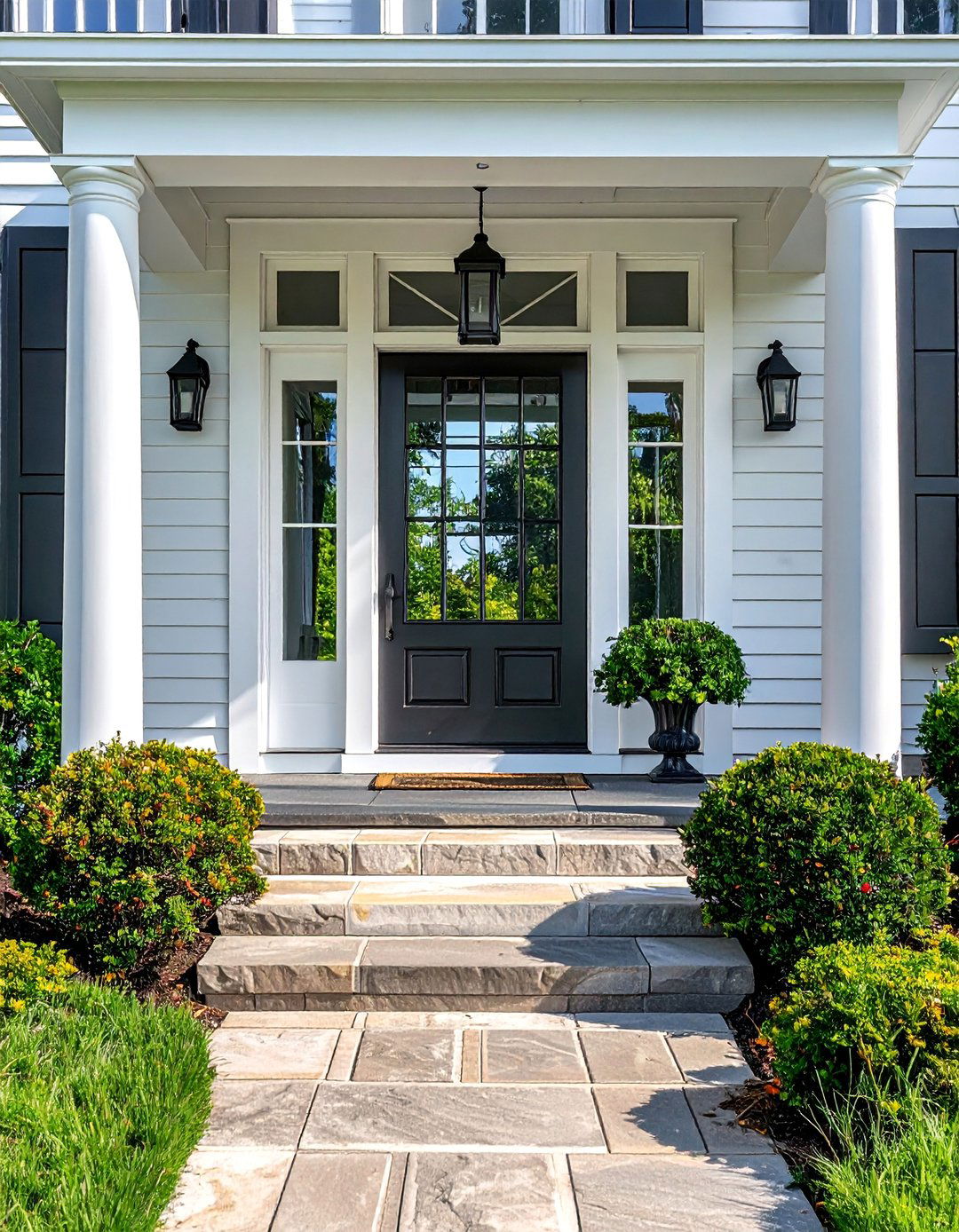 Colonial Revival Glass Addition - 40 Glass Porch Design Ideas to Brighten Your Home