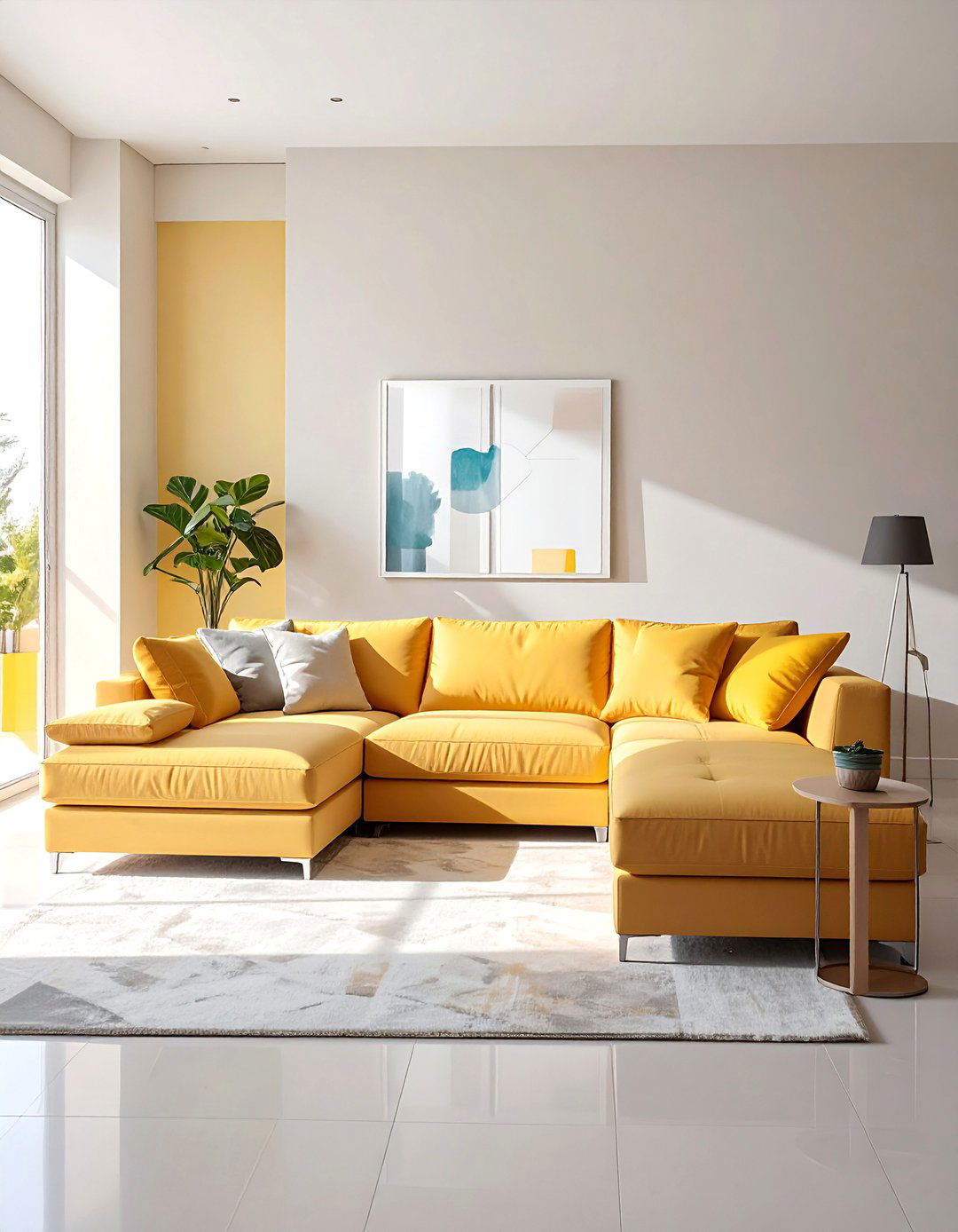 Color Coordination Sectional Schemes - 30 Small Living Room Sectional Layout Ideas