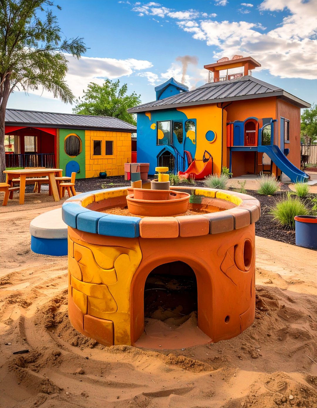 Community Playground Scale Design - 20 Mud Kitchen Ideas for Outdoor Play Fun