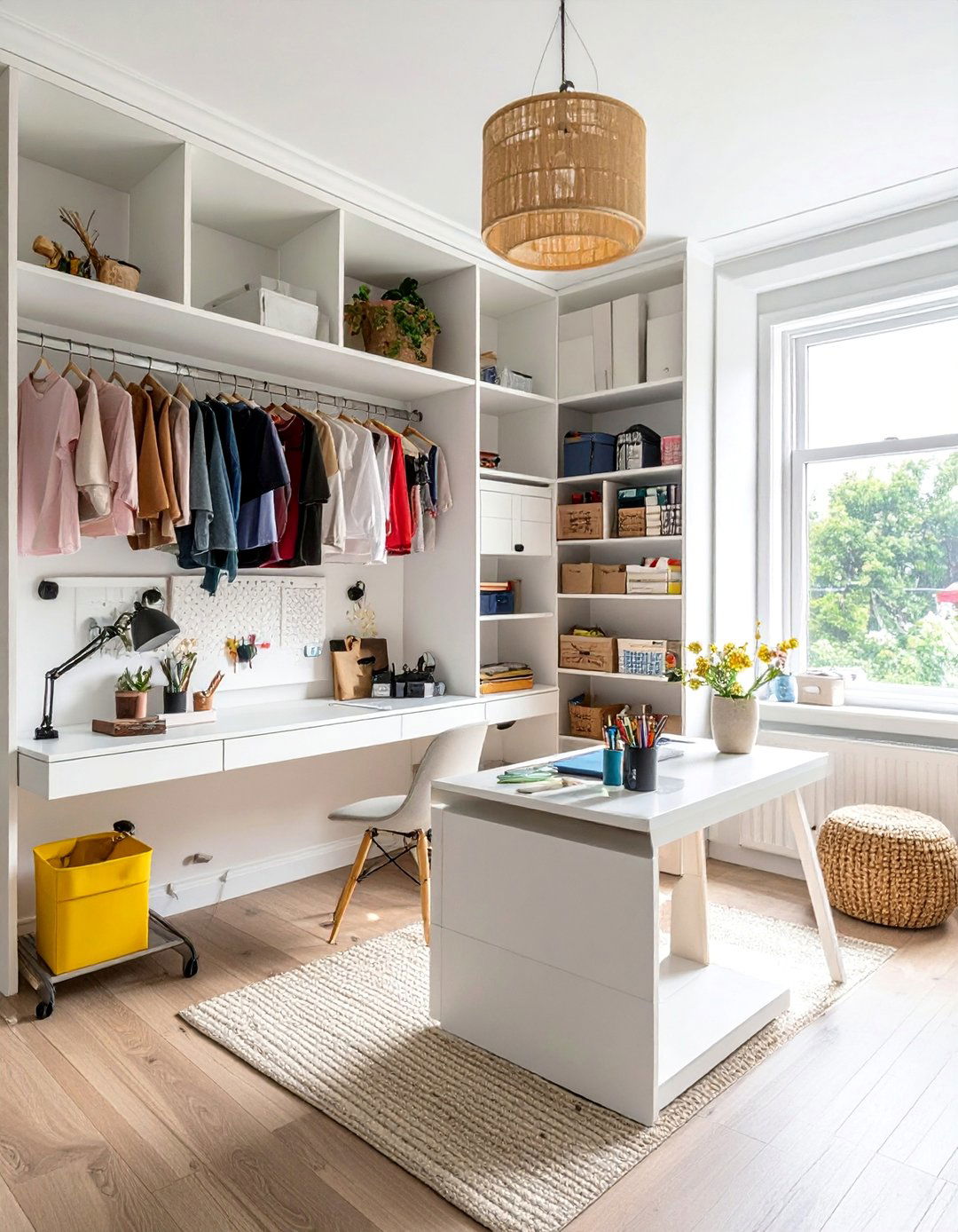 Compact Closet Conversion - 25 Craft Room Ideas for an Organized and Creative Space