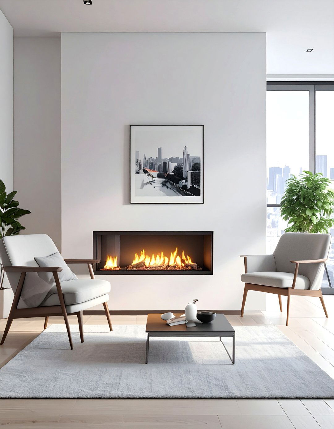 Compact Urban Solutions - 40 Modern Fireplace Ideas to Warm Up Your Home