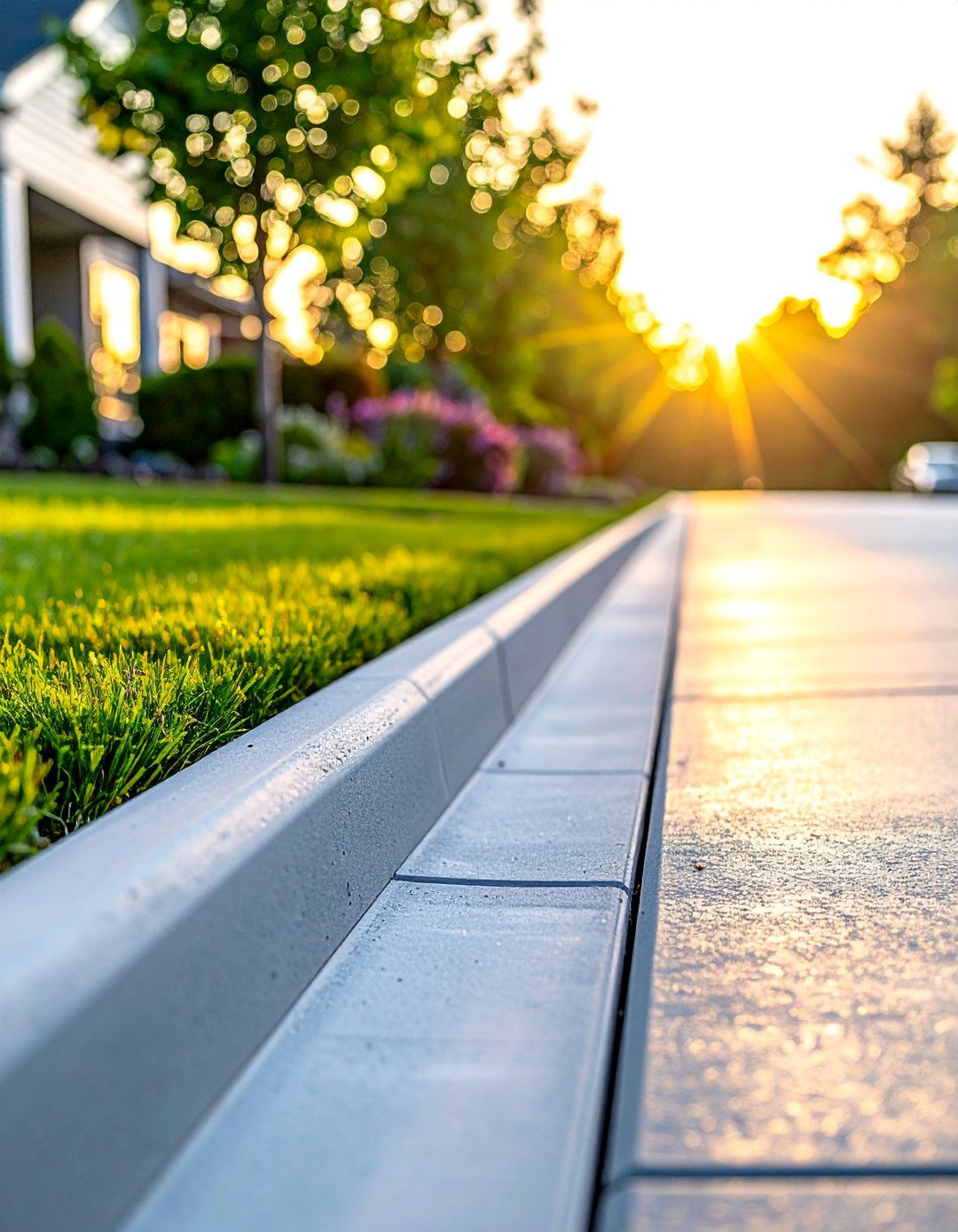 Concrete Curb Systems - 30 Driveway Edging Ideas to Enhance Your Curb Appeal
