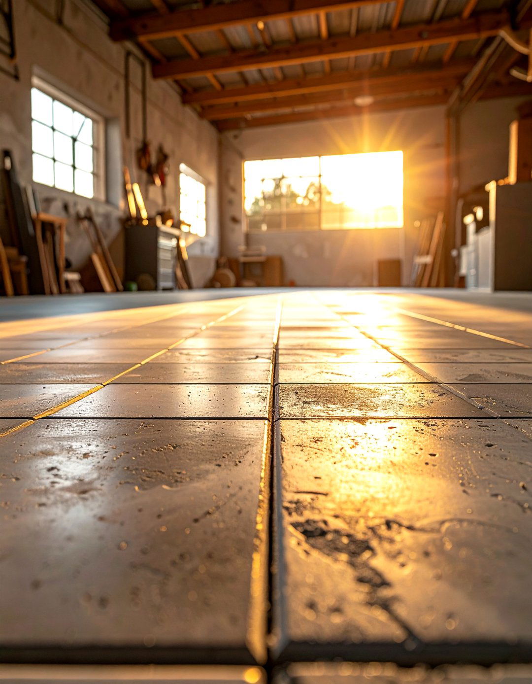 Concrete Tile Durability - 20 Shed Floor Ideas for Durable and Stylish Spaces