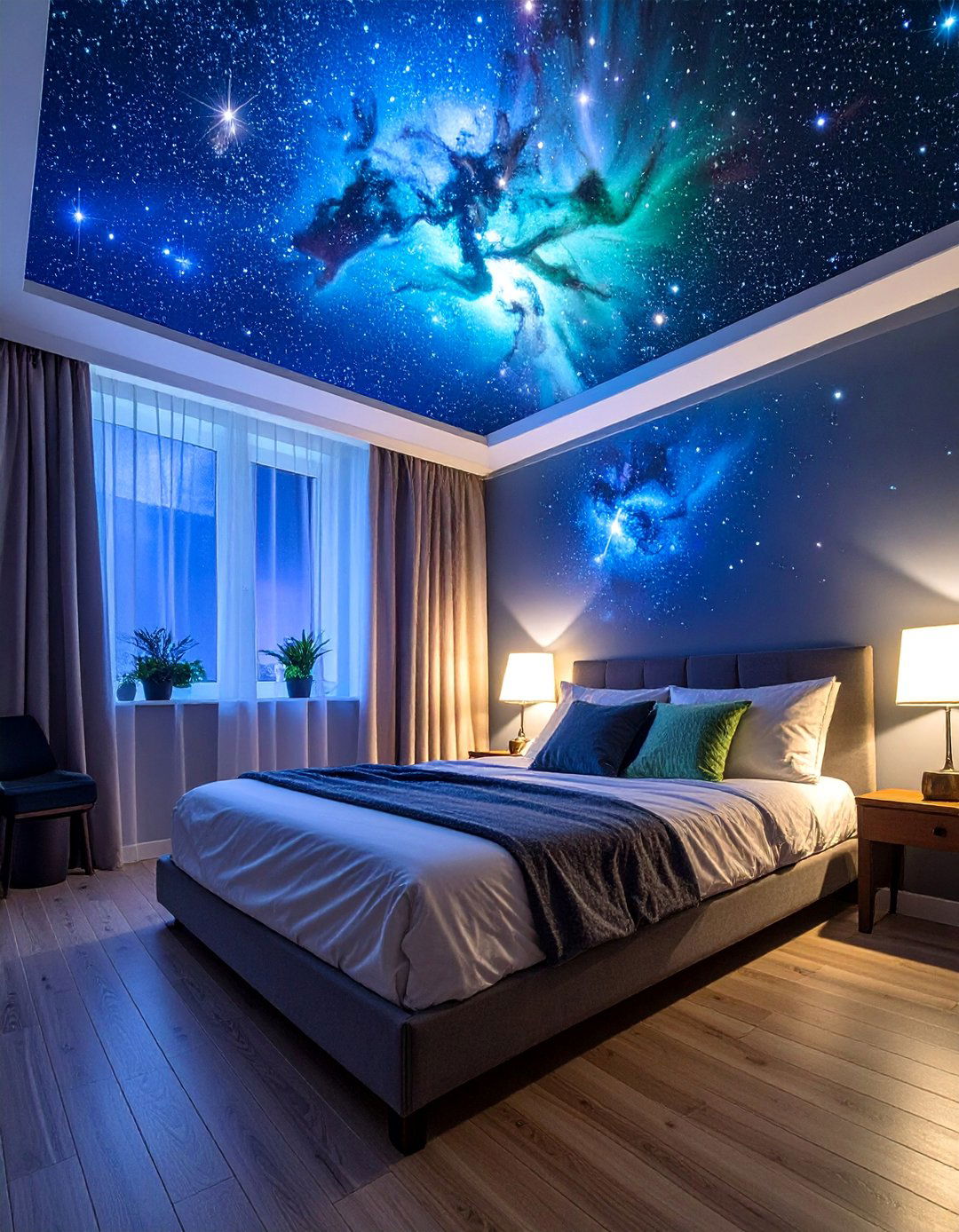 20 Galaxy Space-themed Bedroom Ideas for Dreamers