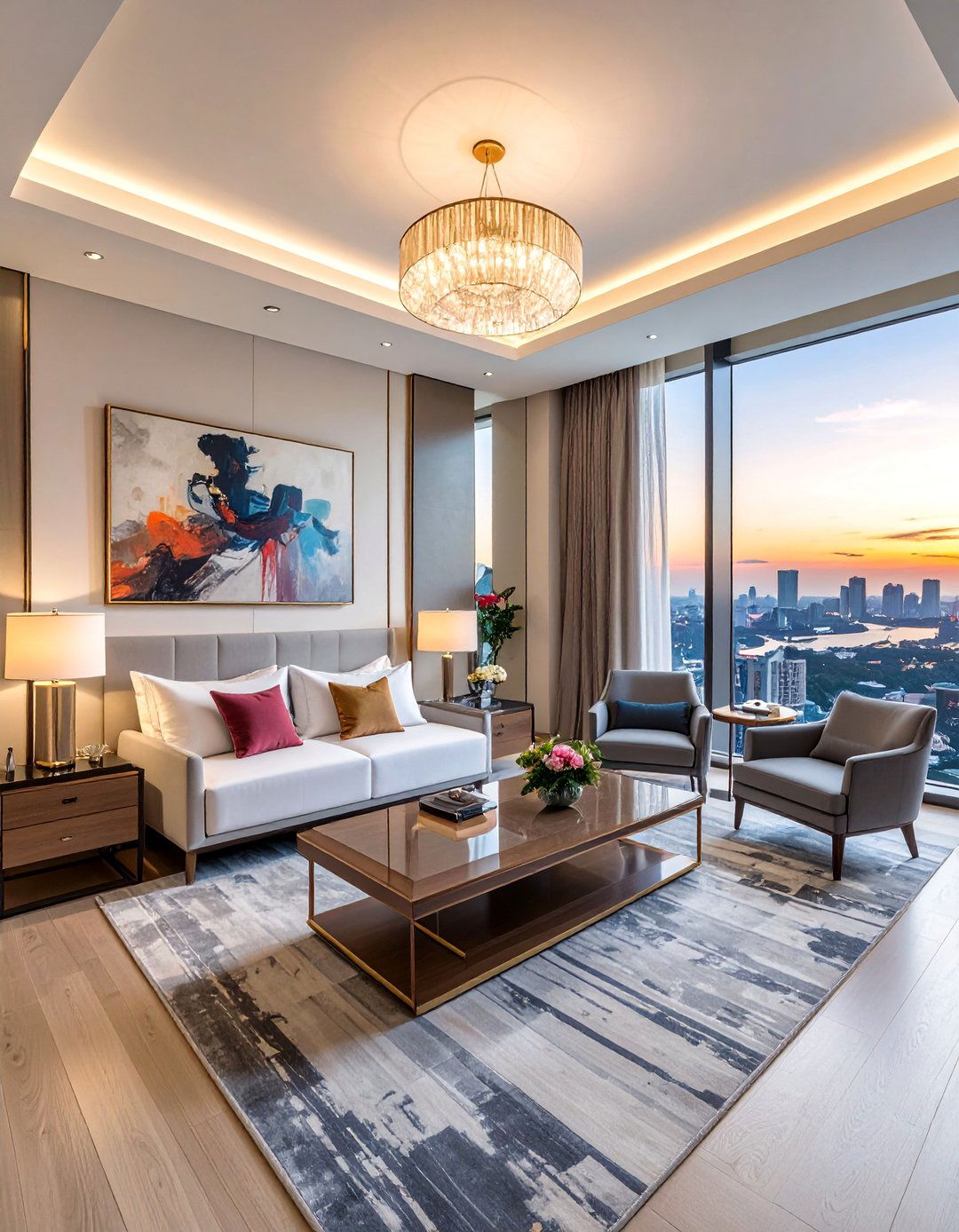 Contemporary City Chic - 30 Romantic Hotel Room Ideas for a Dreamy Getaway