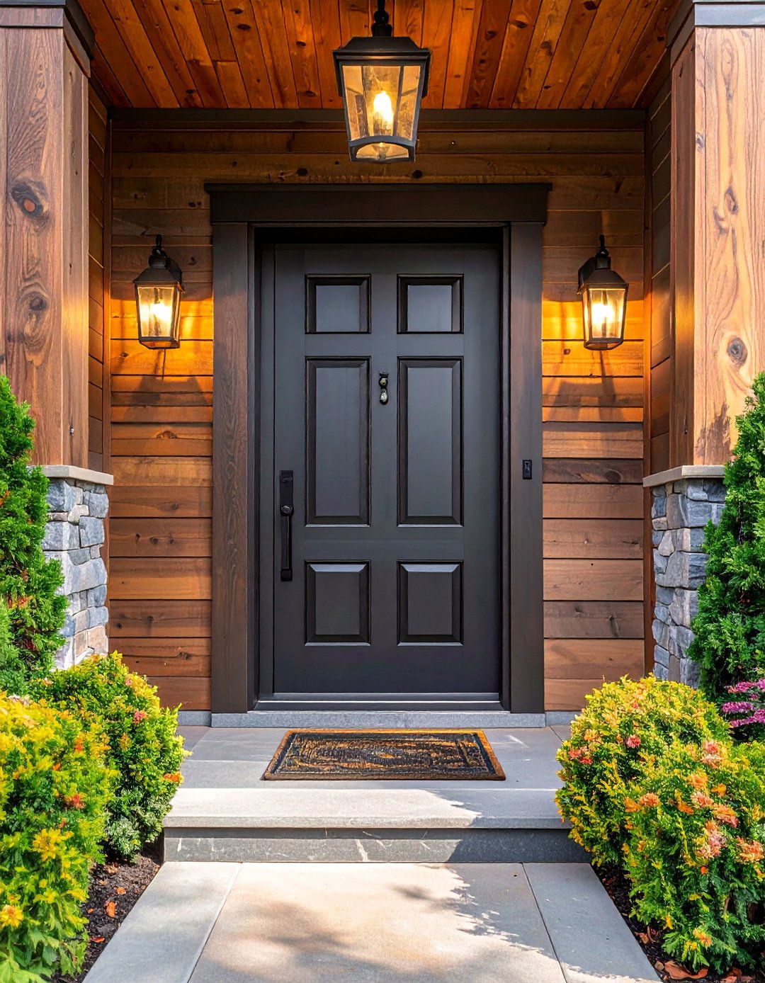 Coordinated Hardware Finishes for a Polished Look - 40 Front Porch Ideas to Welcome Guests in Style