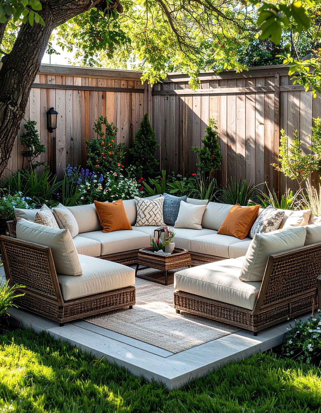 Corner Conversation Nook - 40 Cozy Outdoor Seating Ideas for Your Backyard