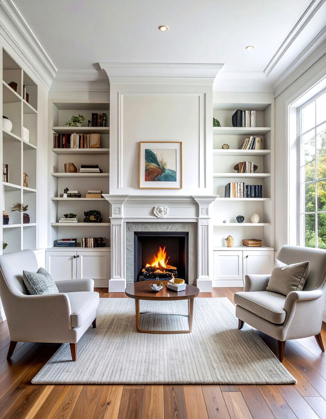 Corner Fireplace with Built In Bookshelves - 25 Corner Fireplace Ideas to Cozy Up Your Living Space
