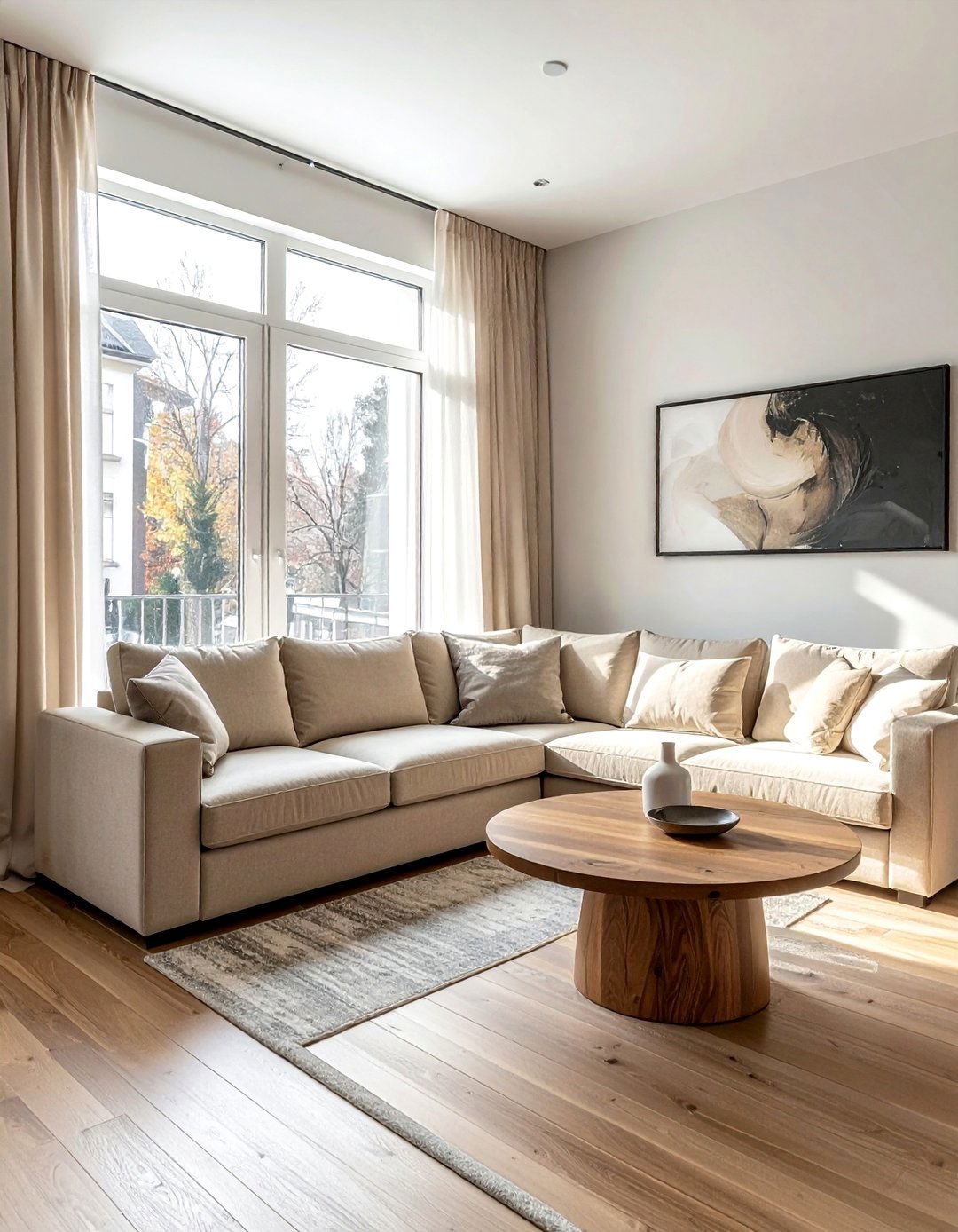 Corner L Shape Sectional Layout - 30 Small Living Room Sectional Layout Ideas