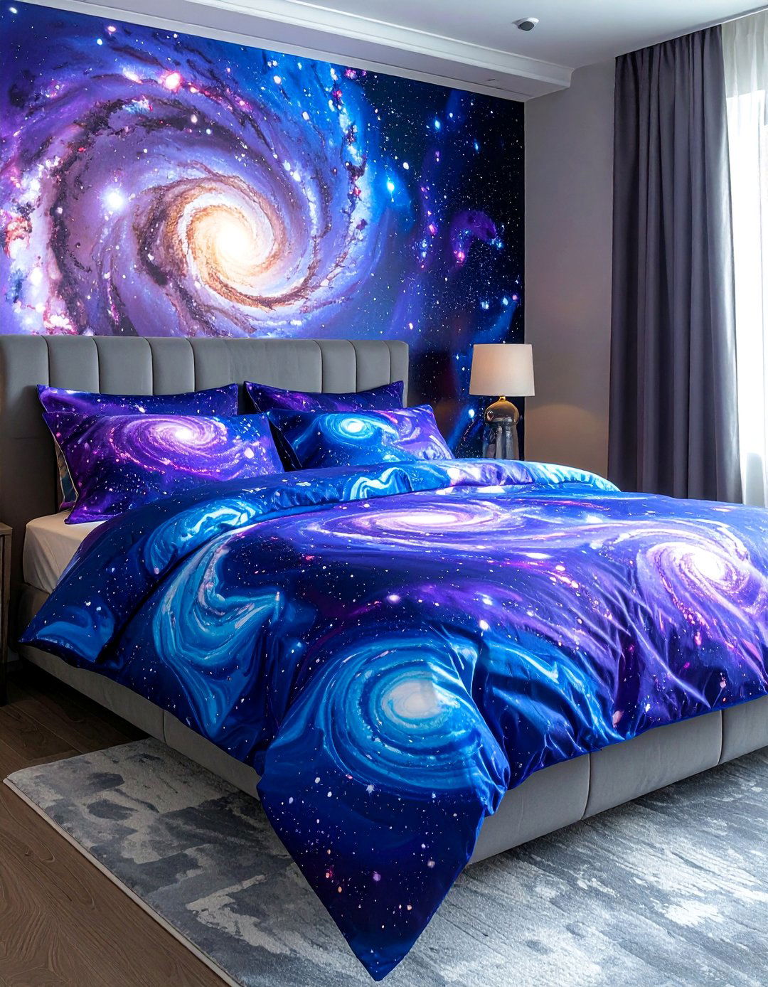 Cosmic Galaxy Bedding Set - 20 Space-themed Room Ideas for a Cosmic Bedroom